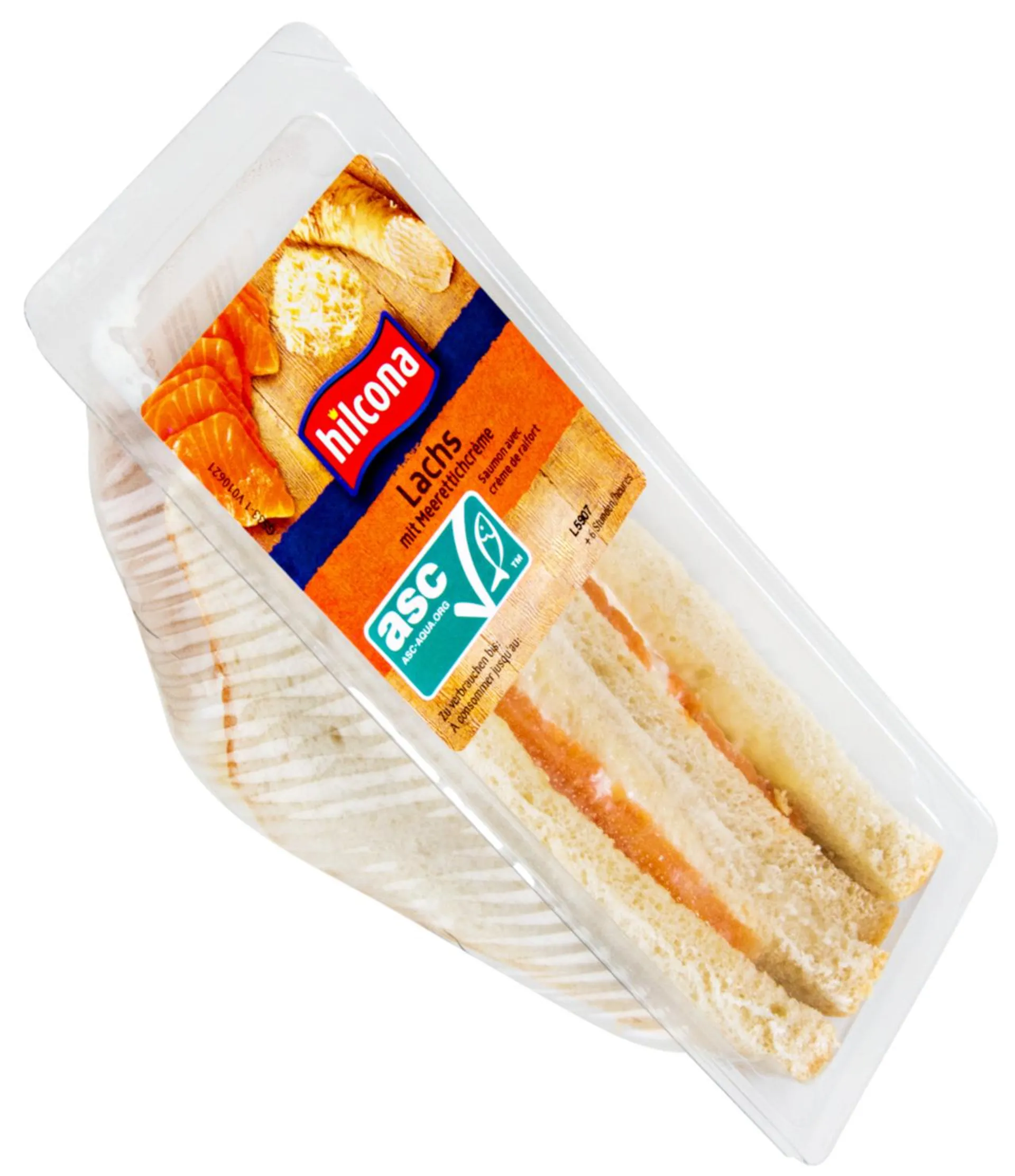 Hilcona Sandwich Club Lachs mit Meerrettichcrème