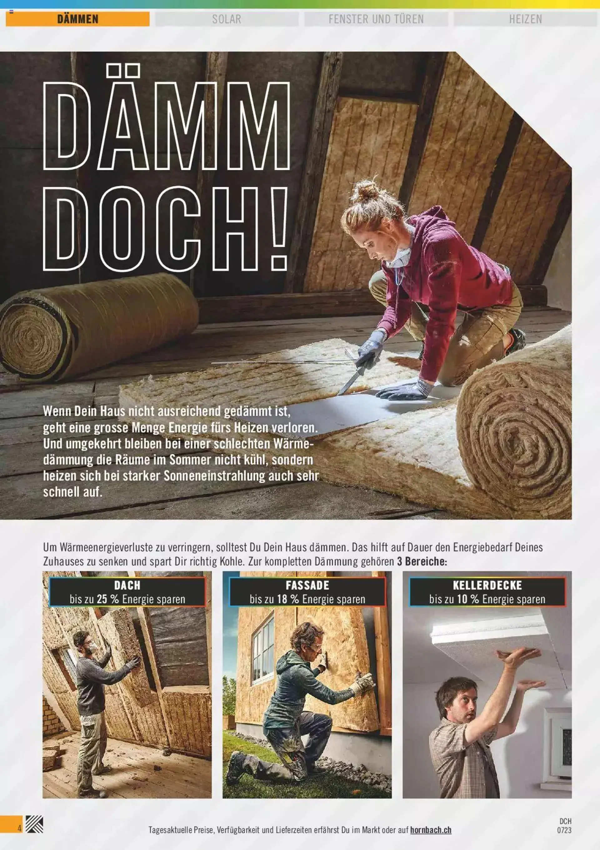 Hornbach Aktionen von 16. August bis 31. Dezember 2023 - Prospekt seite  4