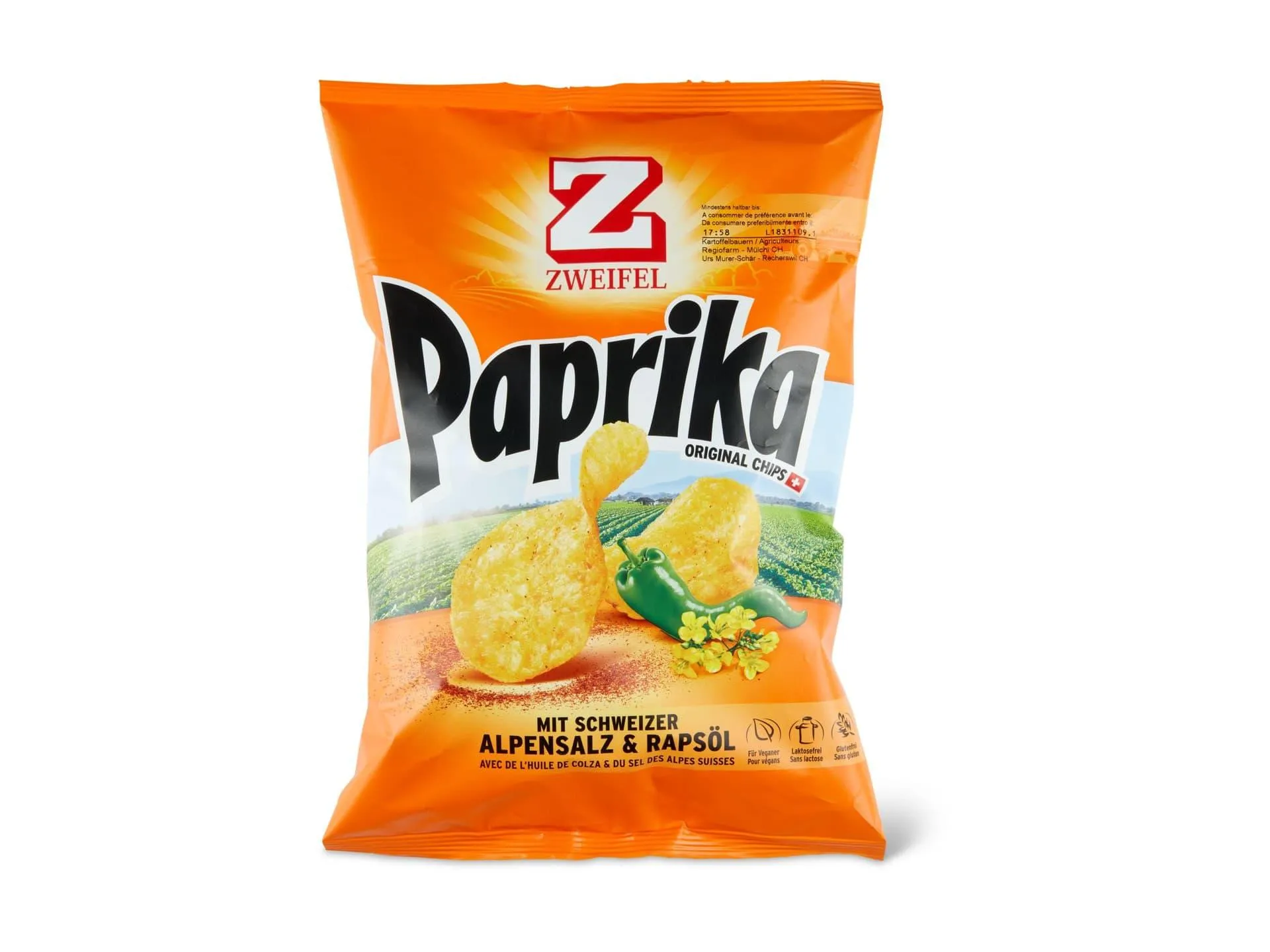 Zweifel Original · Chips · Paprika