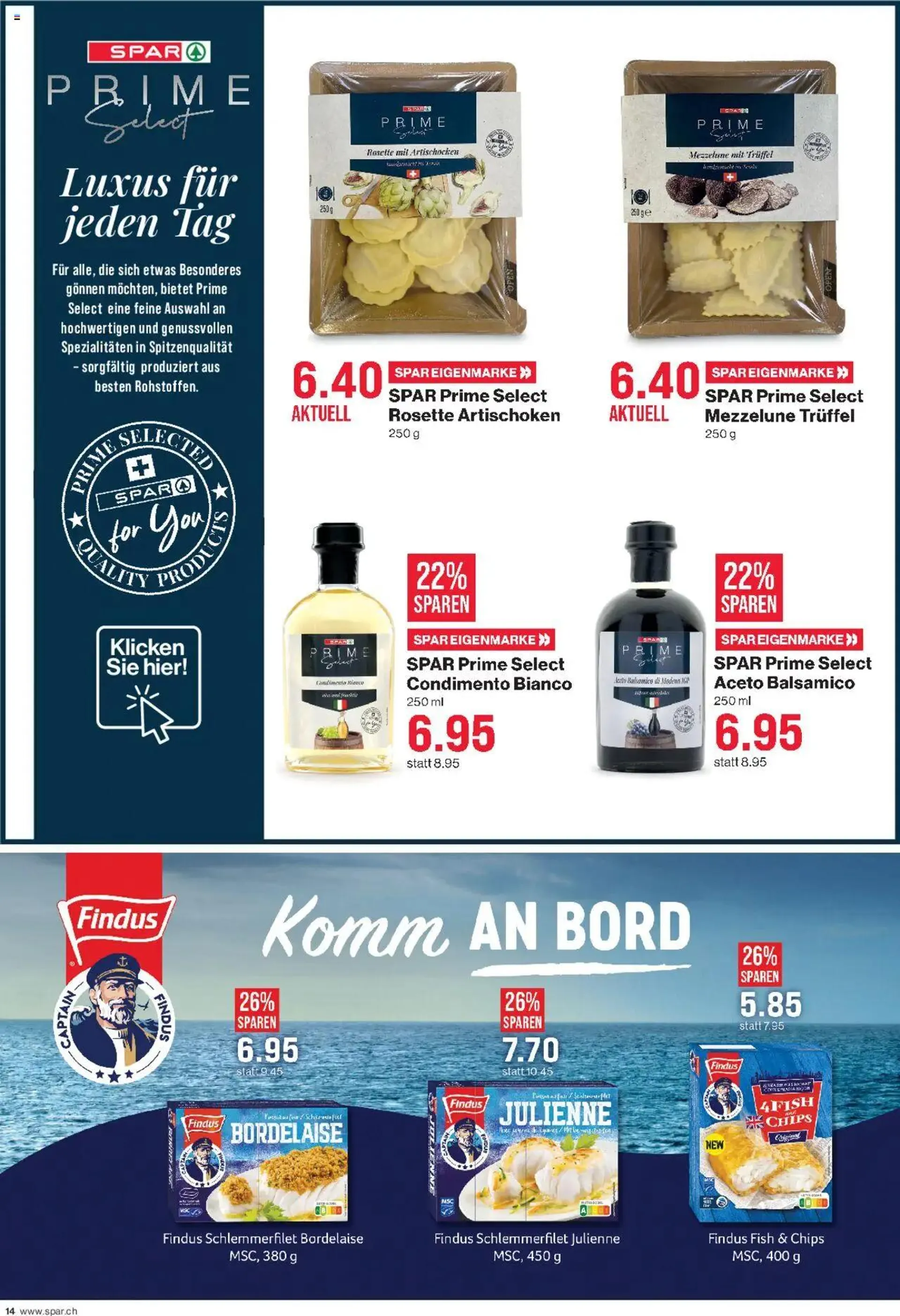 SPAR Aktionen von 26. September bis 2. Oktober 2024 - Prospekt seite  14