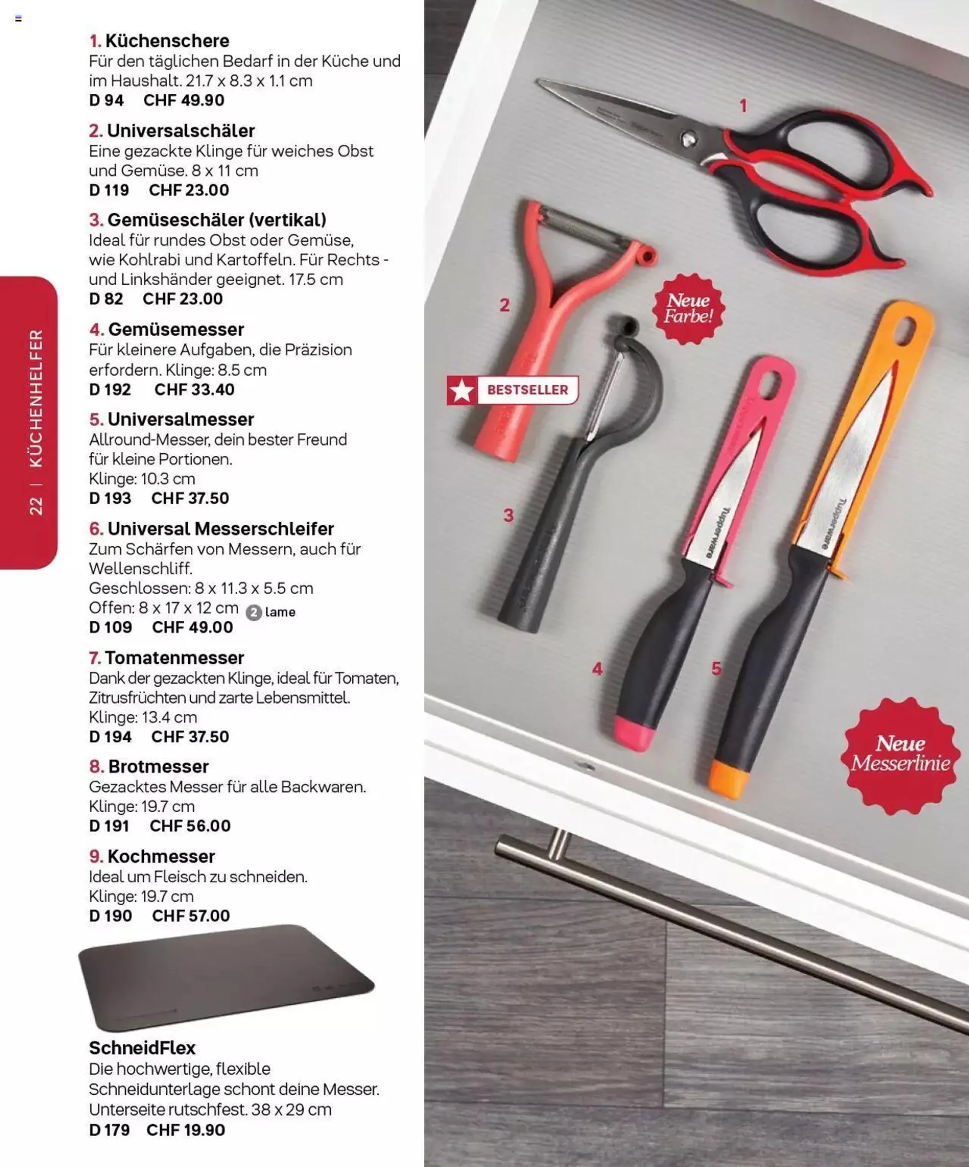 Tupperware - Herbst / Winter 2022-23 von 1. September bis 31. Dezember 2023 - Prospekt seite  22