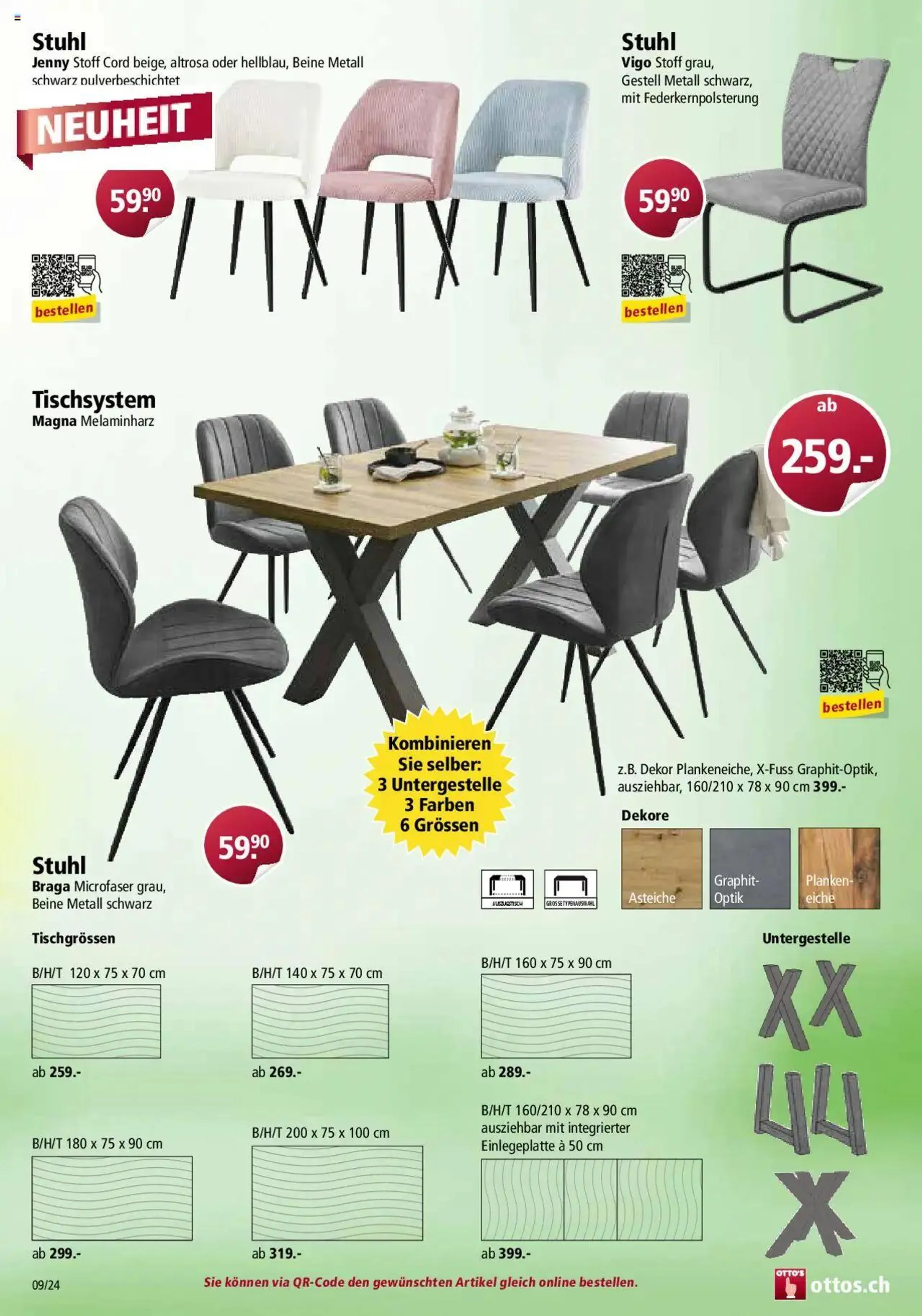 Otto's Moebelflyer von 1. September bis 31. Oktober 2024 - Prospekt seite  15