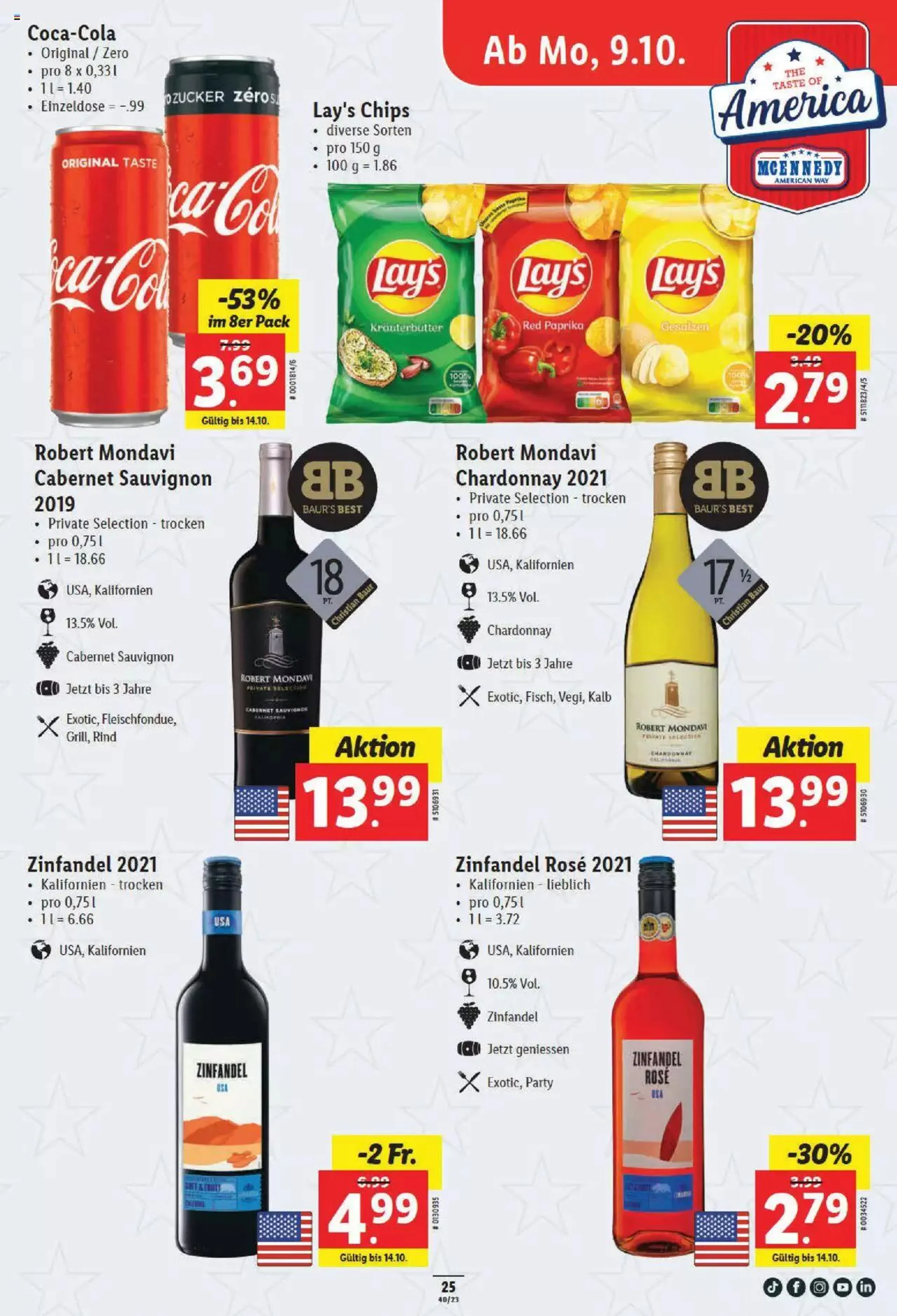 Lidl Aktionen von 5. Oktober bis 11. Oktober 2023 - Prospekt seite  25