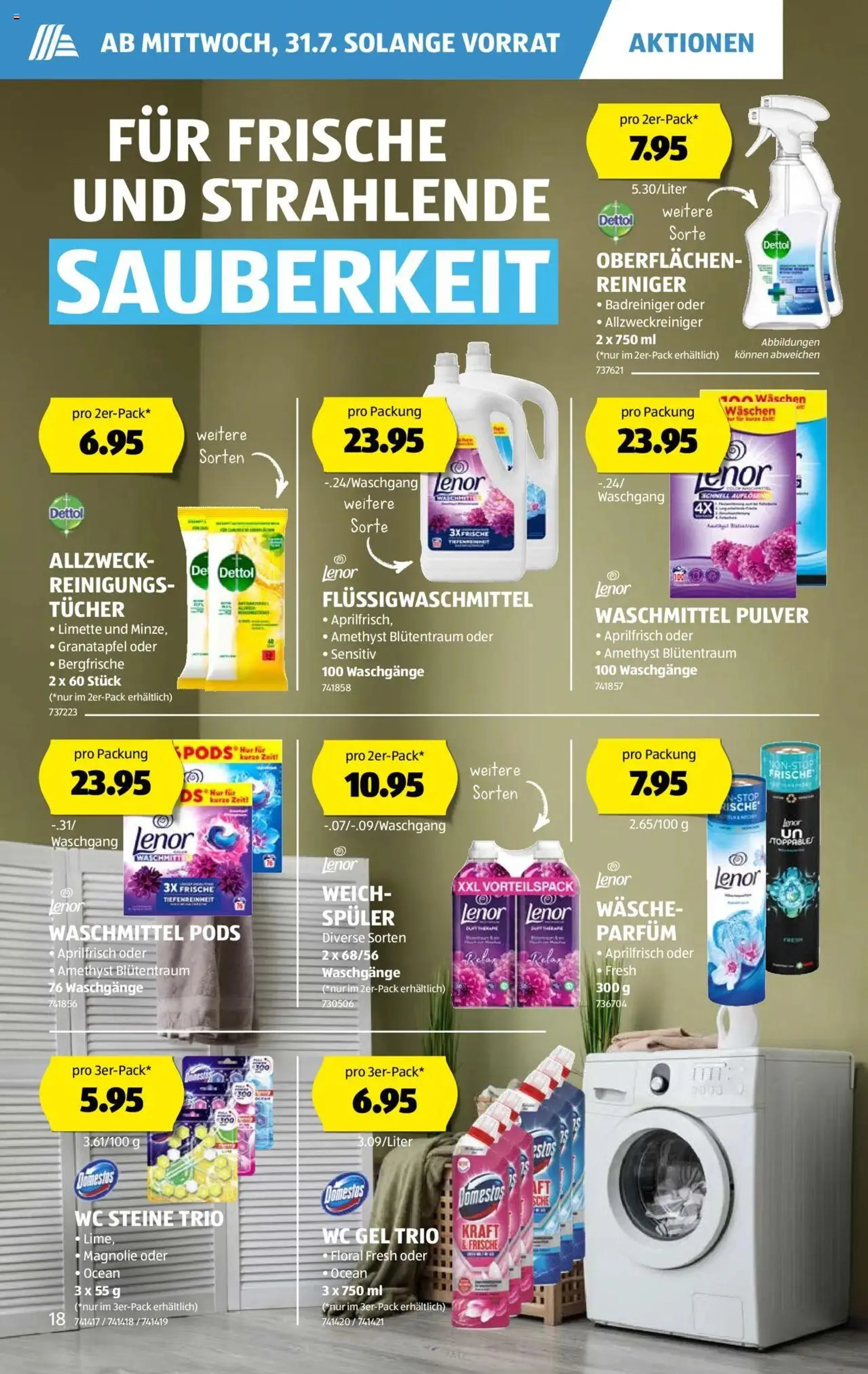 Aldi Aktionen von 31. Juli bis 7. August 2024 - Prospekt seite  18