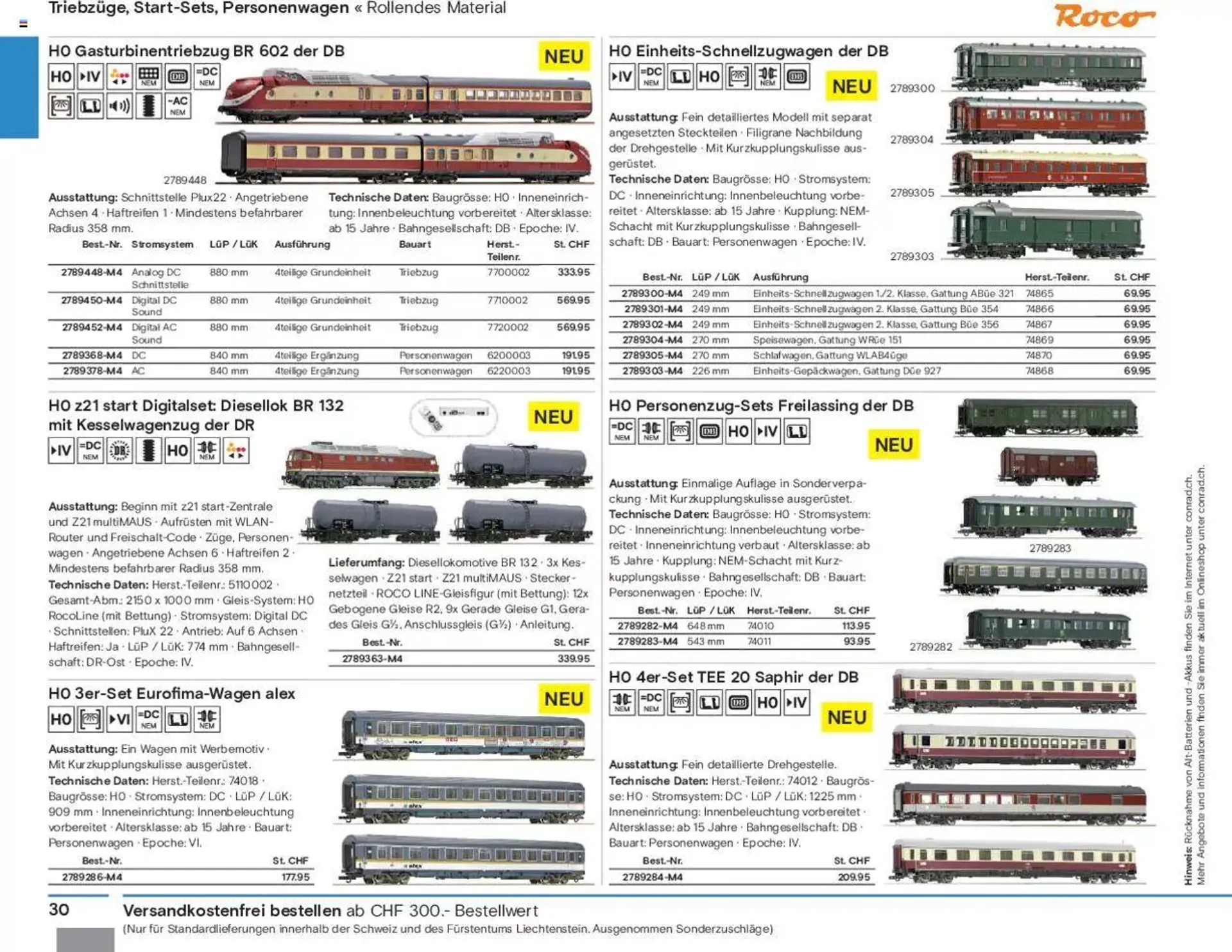 Conrad Modellbahn Katalog 2023/24 von 5. September bis 31. Dezember 2023 - Prospekt seite  32