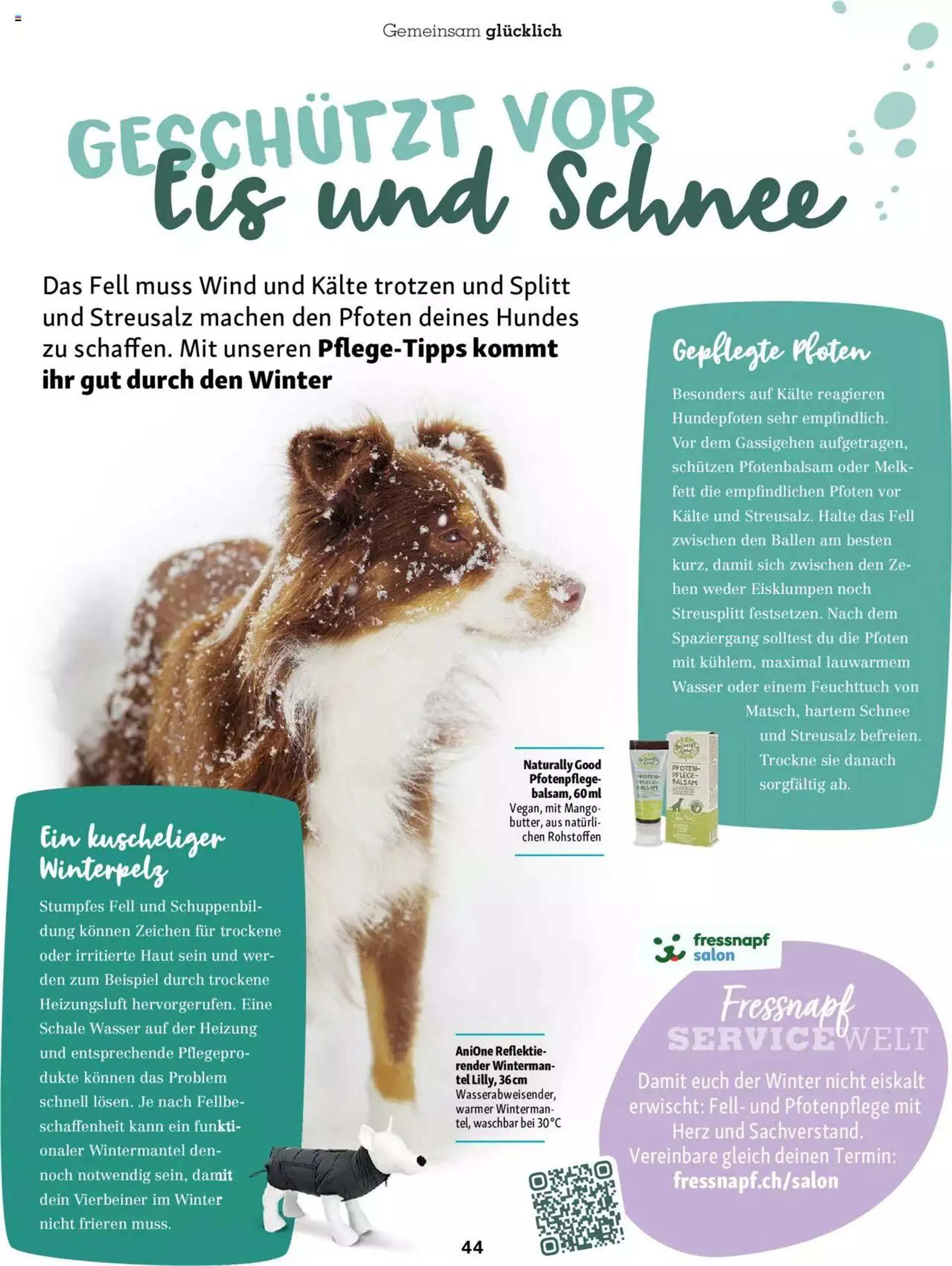 Fressnapf Magazin von 1. November bis 31. Dezember 2023 - Prospekt seite  44