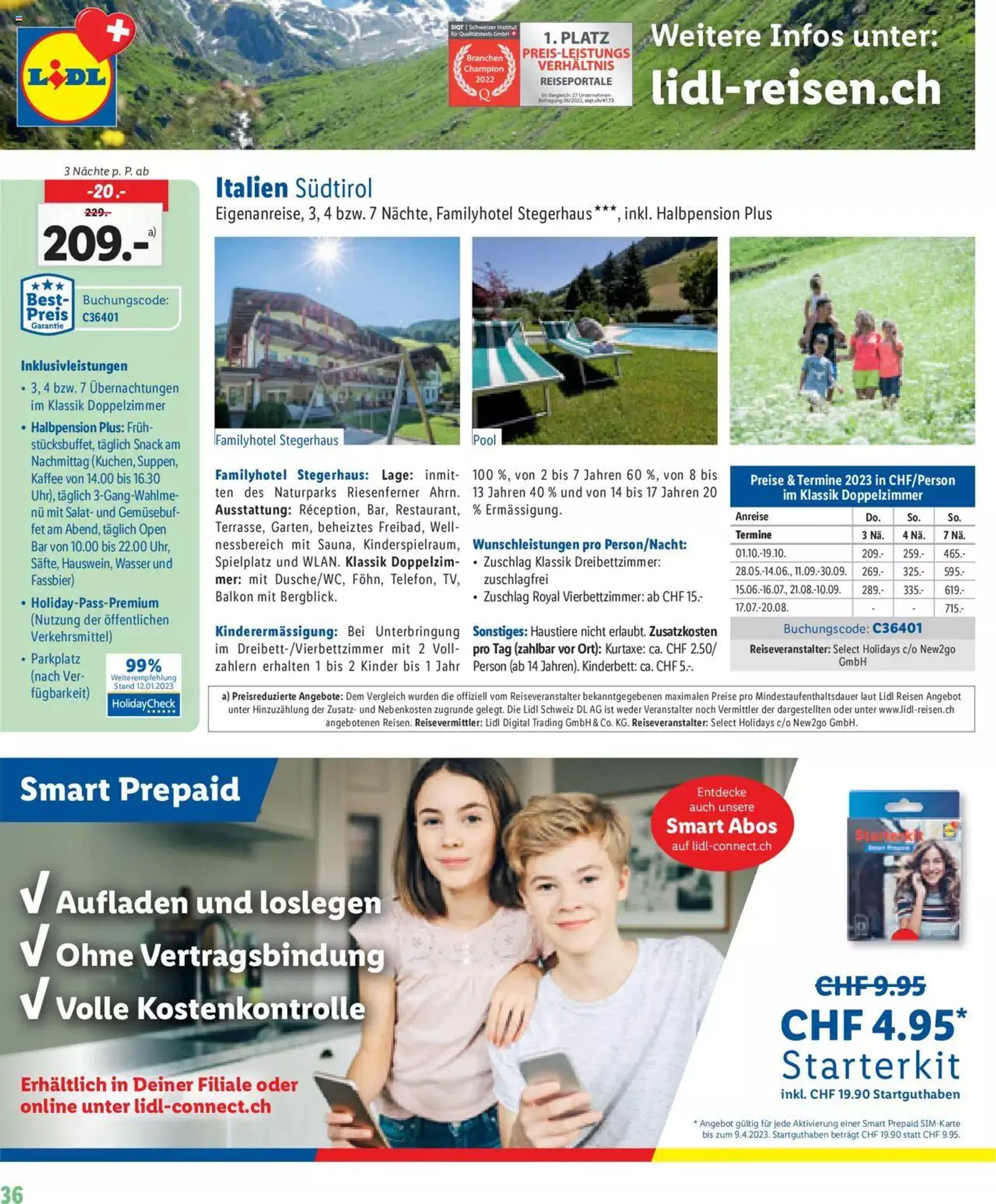 Lidl Aktionen Ostern von 2. März bis 31. Dezember 2023 - Prospekt seite  36
