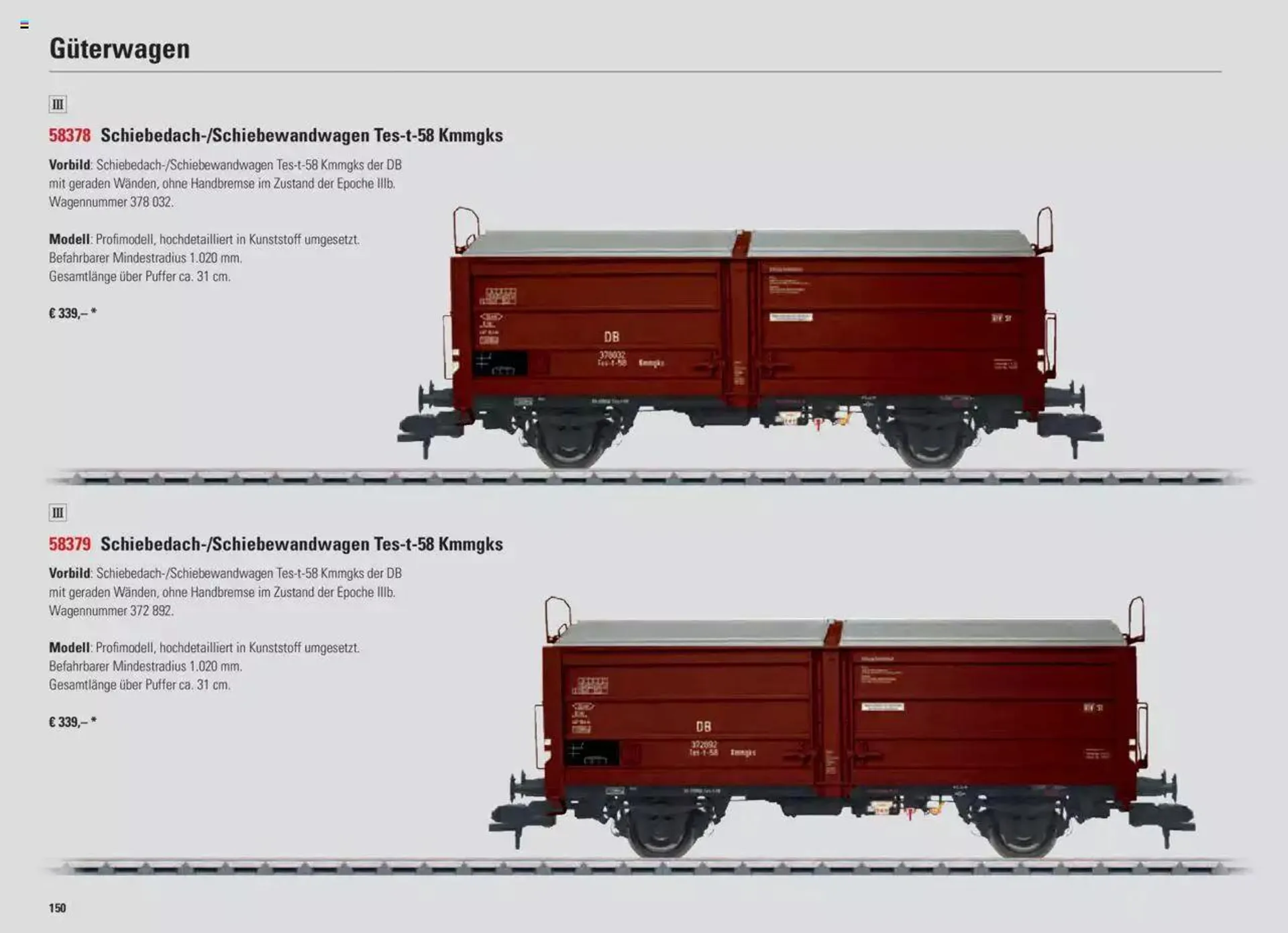 Conrad Märklin Neuheiten 2023 von 13. März bis 31. Dezember 2023 - Prospekt seite  152