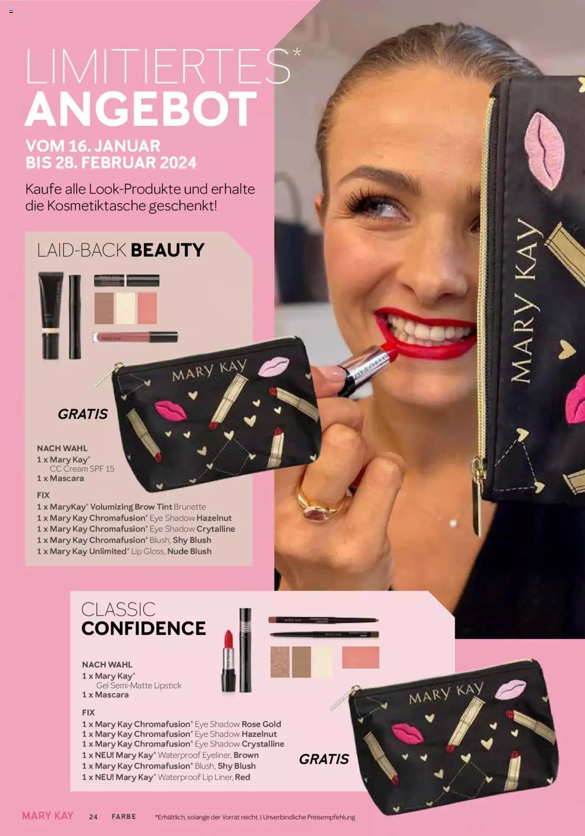 Mary Kay Aktionen von 16. Januar bis 31. Dezember 2024 - Prospekt seite  24