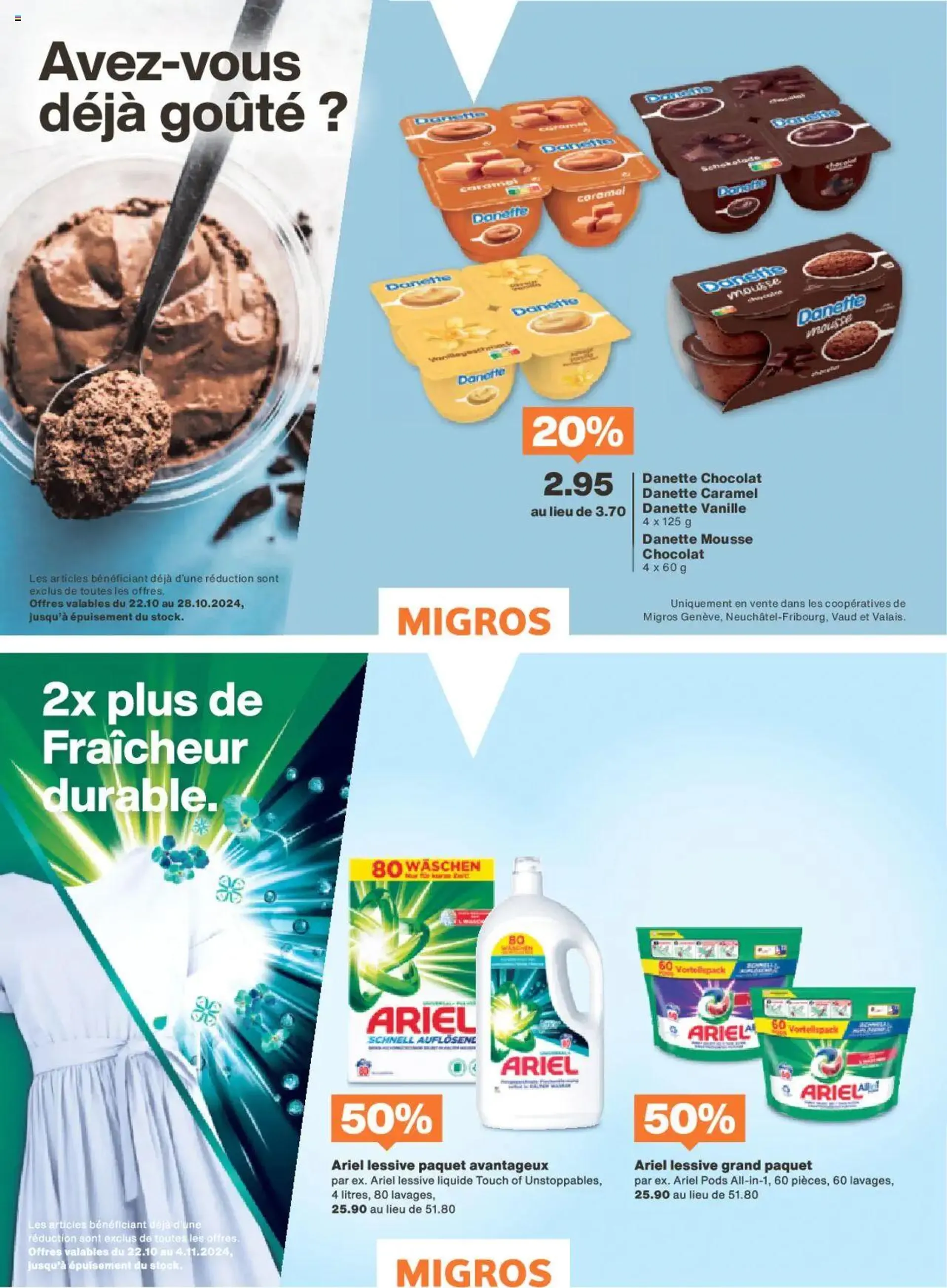 Migros Magazin FR von 21. Oktober bis 27. Oktober 2024 - Prospekt seite  56