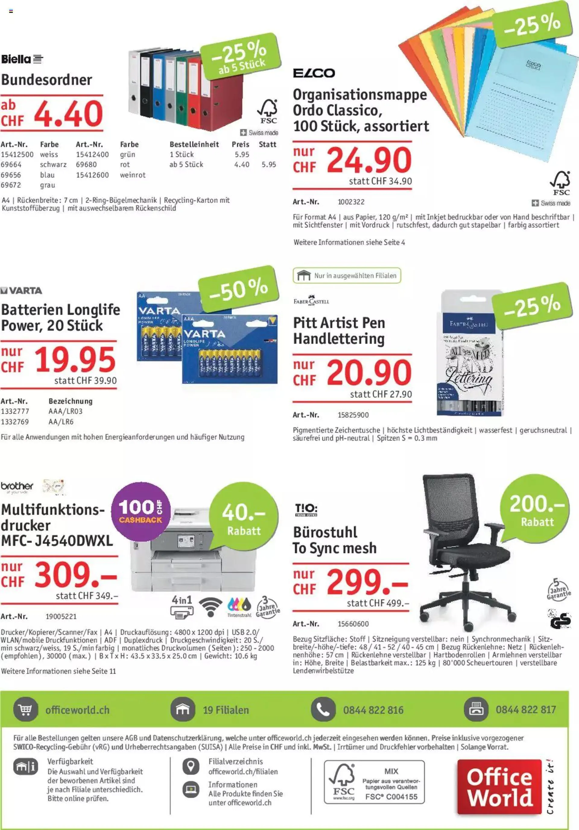 Office World Aktionen von 24. August bis 27. September 2023 - Prospekt seite  16