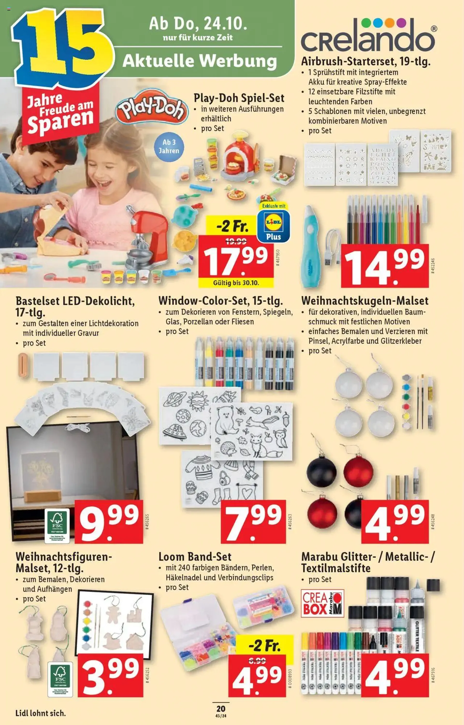 Lidl Aktionen von 24. Oktober bis 30. Oktober 2024 - Prospekt seite  20