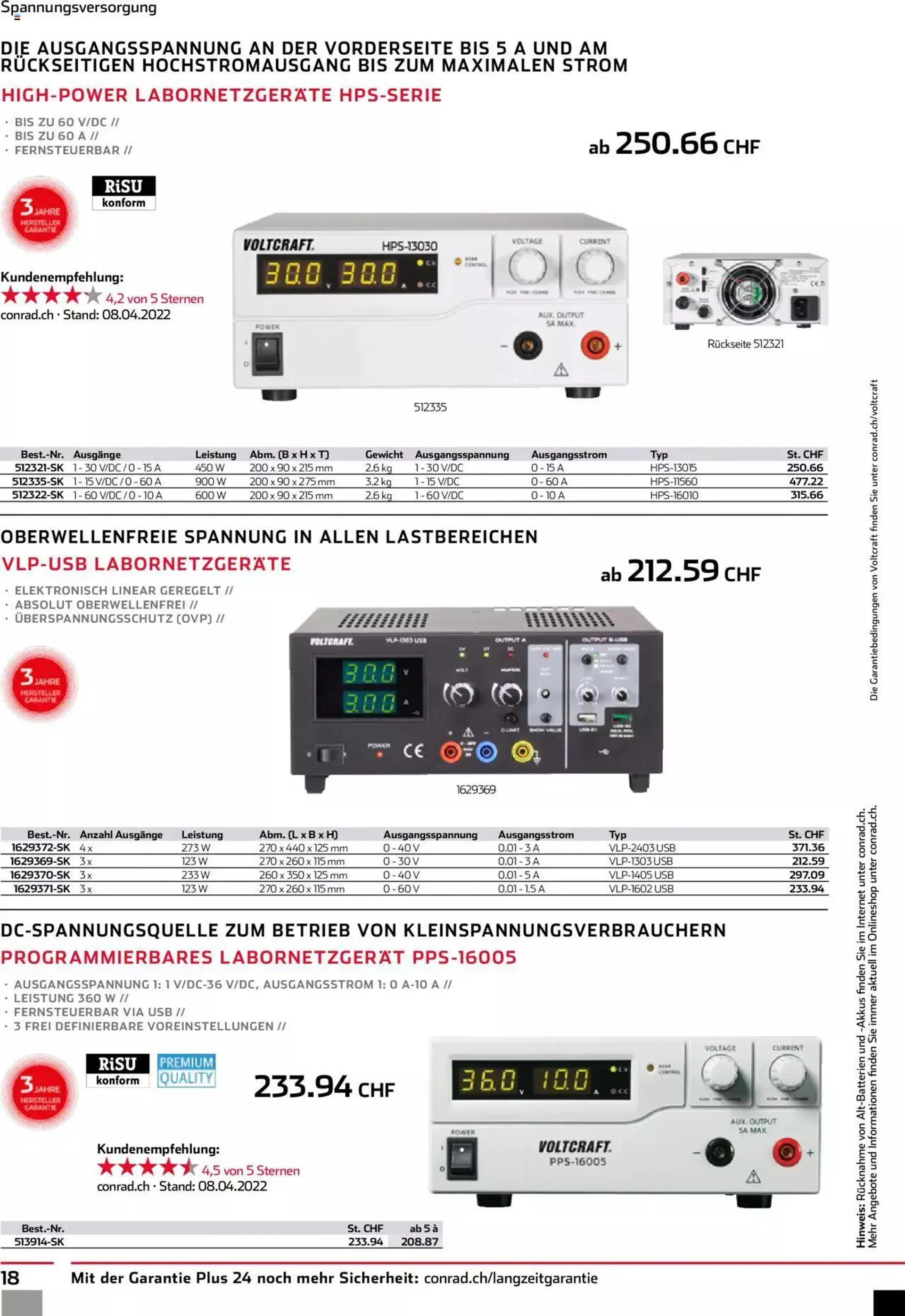 Conrad - 40 Jahre Voltcraft von 30. November bis 31. Dezember 2023 - Prospekt seite  20