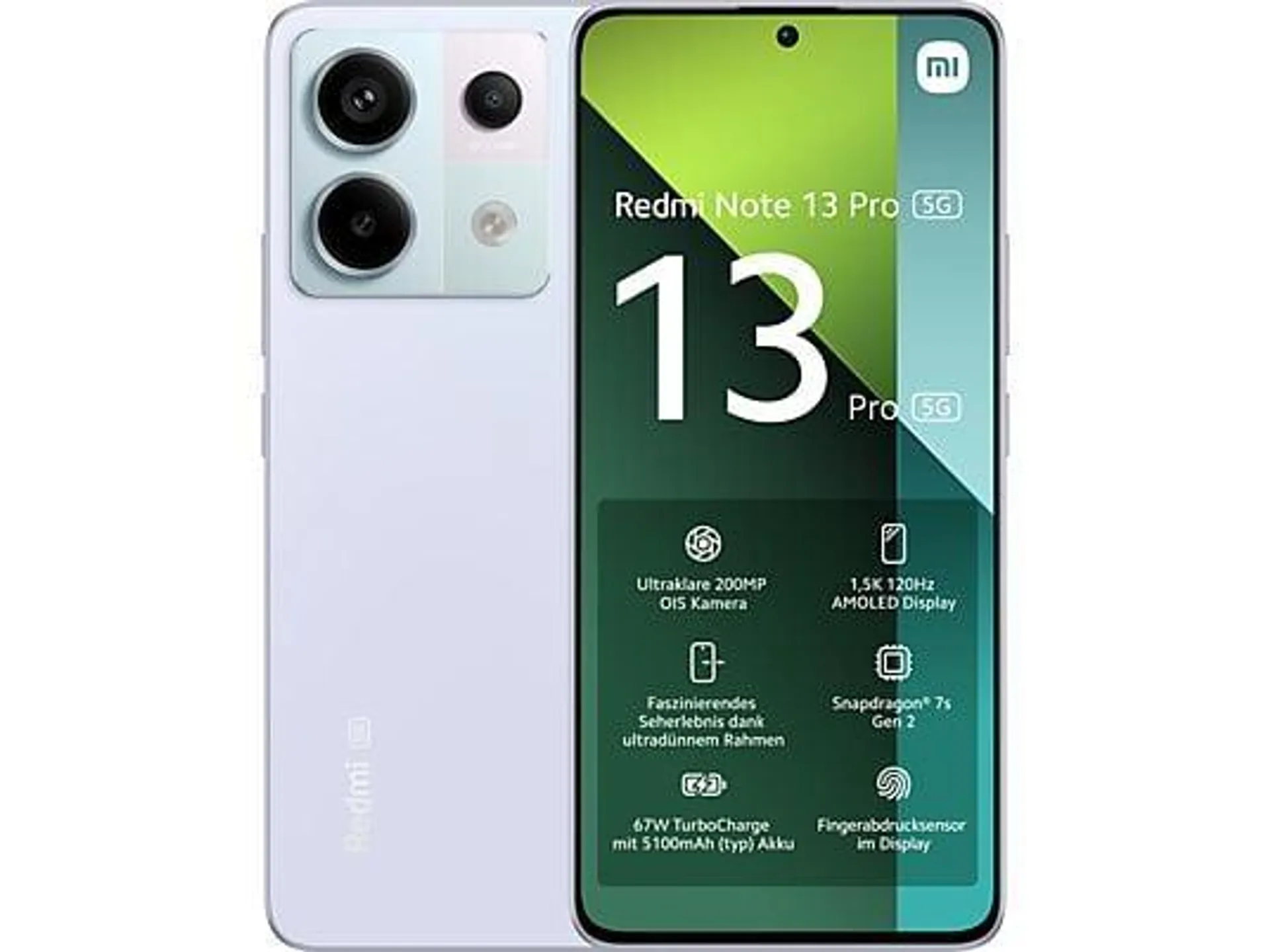 XIAOMI Redmi Note 13 Pro 5G - Smartphone (6.67 ", 256 GB, Aurora Purple)