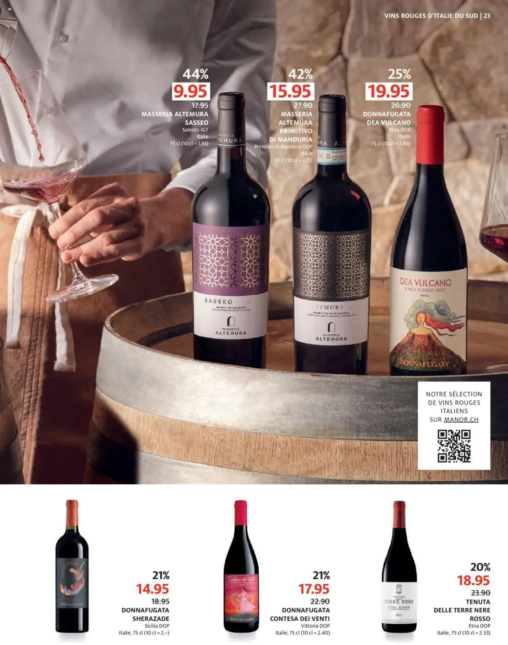 Manor Catalogue des vins von 8. September bis 6. Oktober 2024 - Prospekt seite  23