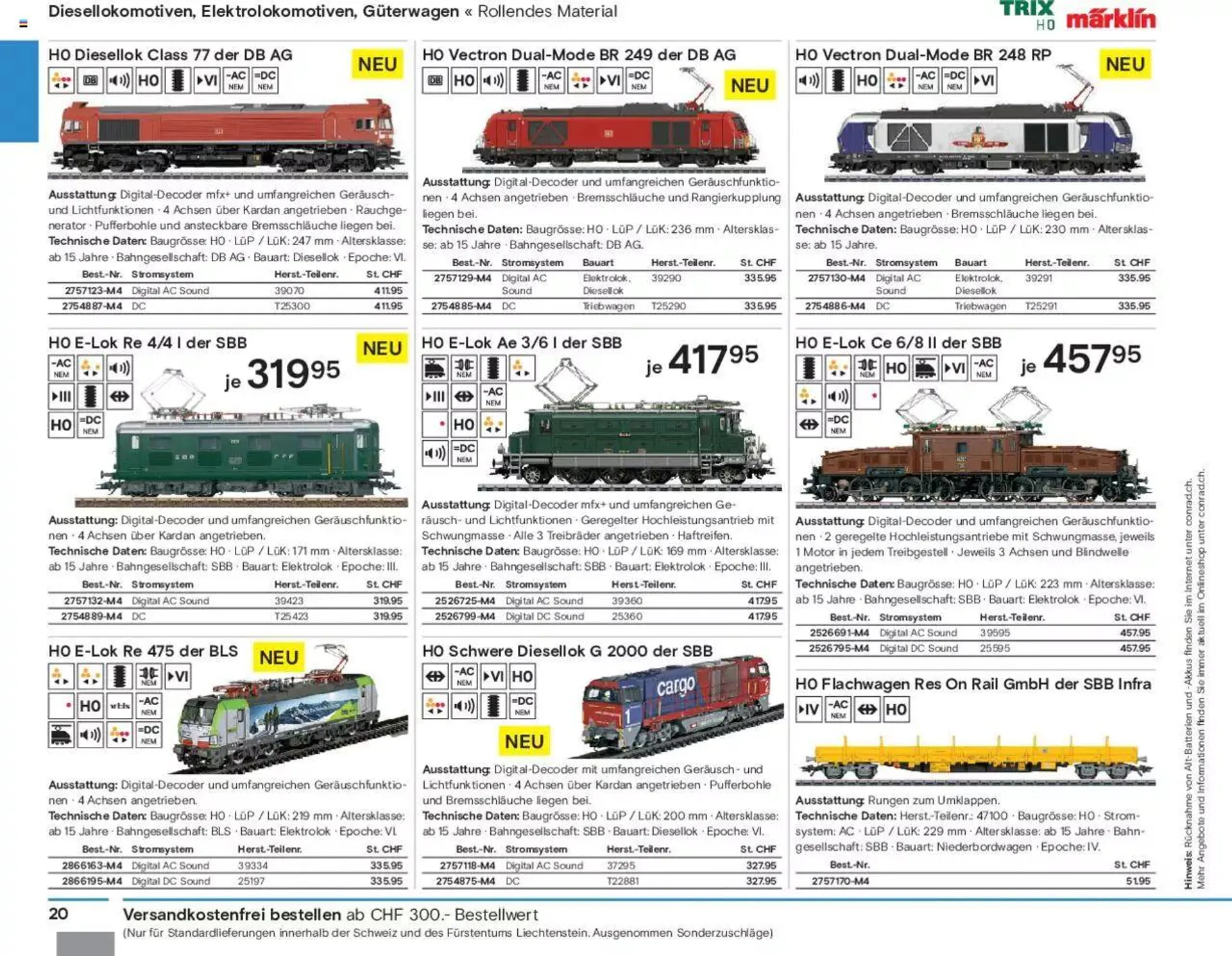 Conrad Modellbahn Katalog 2023/24 von 5. September bis 31. Dezember 2023 - Prospekt seite  22