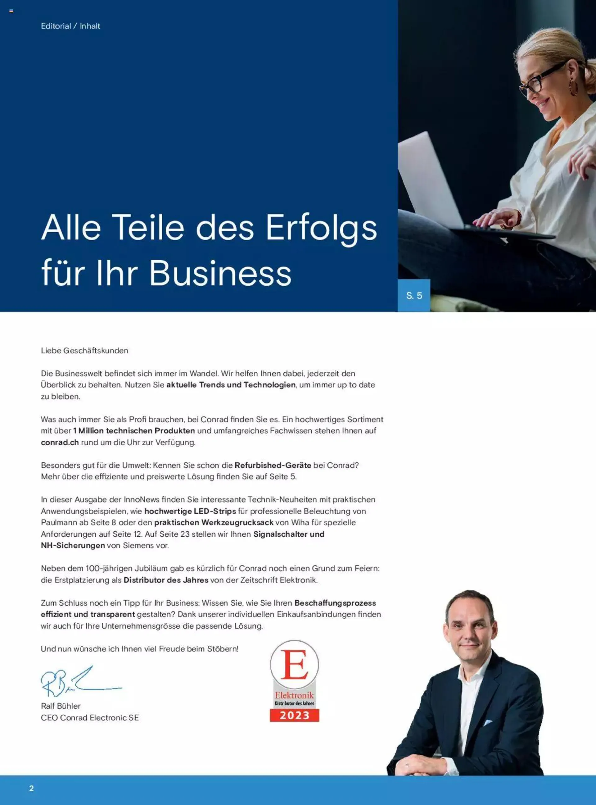 Conrad Aktionen von 16. Oktober bis 31. Dezember 2023 - Prospekt seite  2