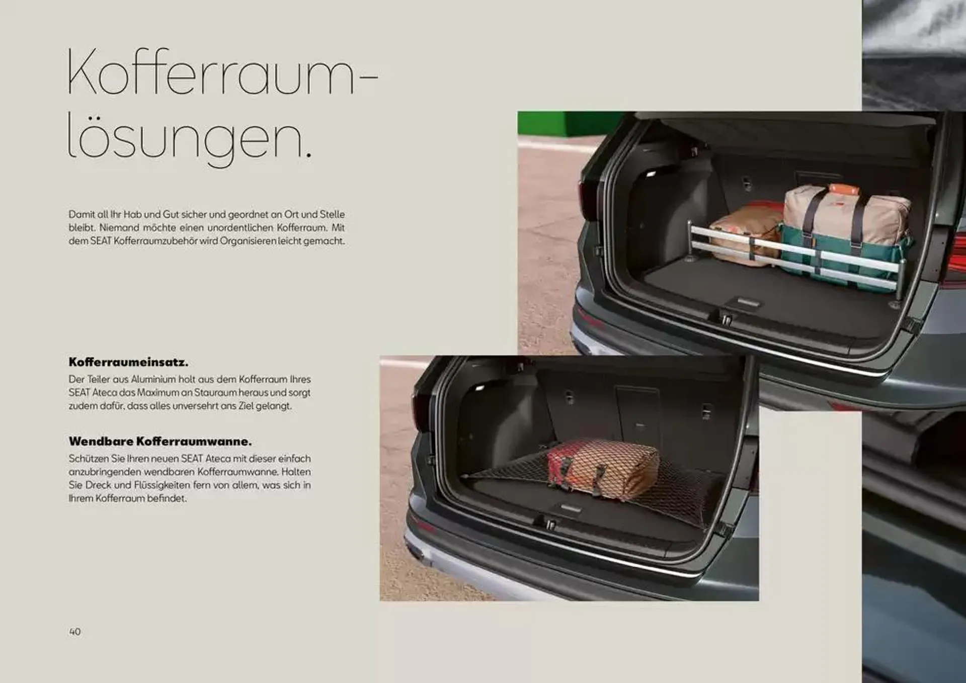 SEAT Ateca von 28. Oktober bis 11. November 2024 - Prospekt seite  40
