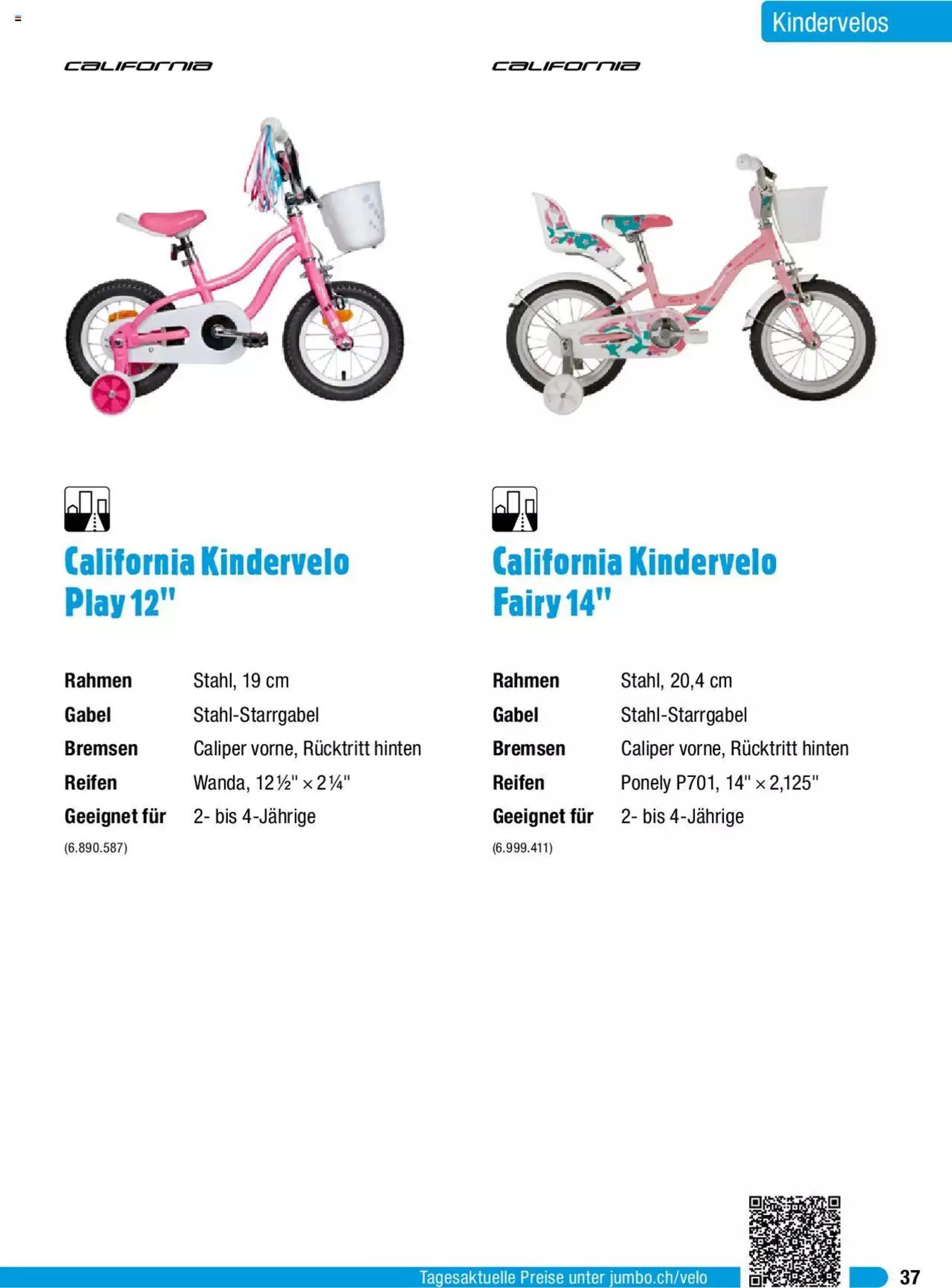 Jumbo Aktionen Dein Velo 2024 von 29. Januar bis 31. Dezember 2024 - Prospekt seite  37