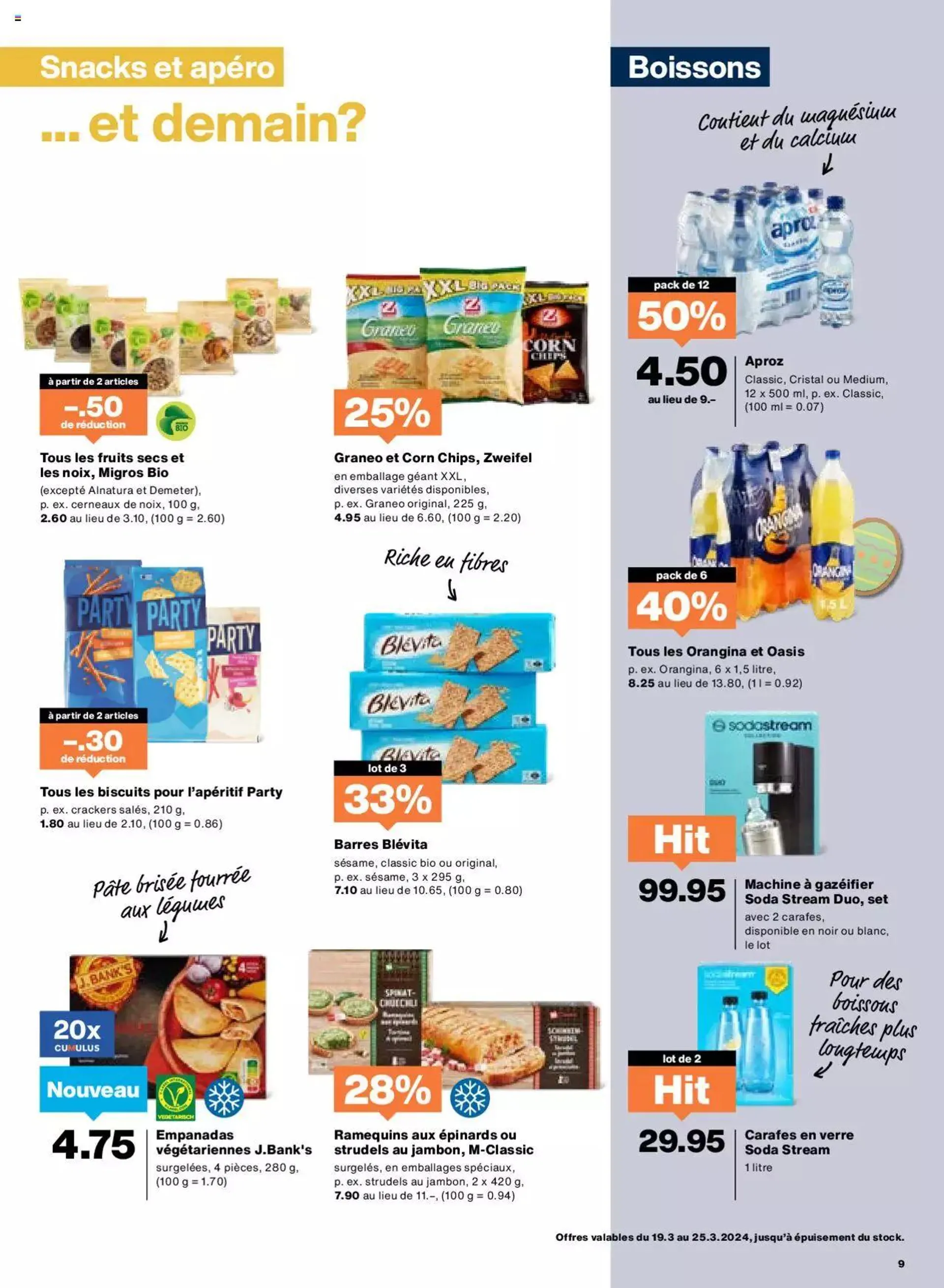 Migros Aktionen von 19. März bis 25. März 2024 - Prospekt seite  9