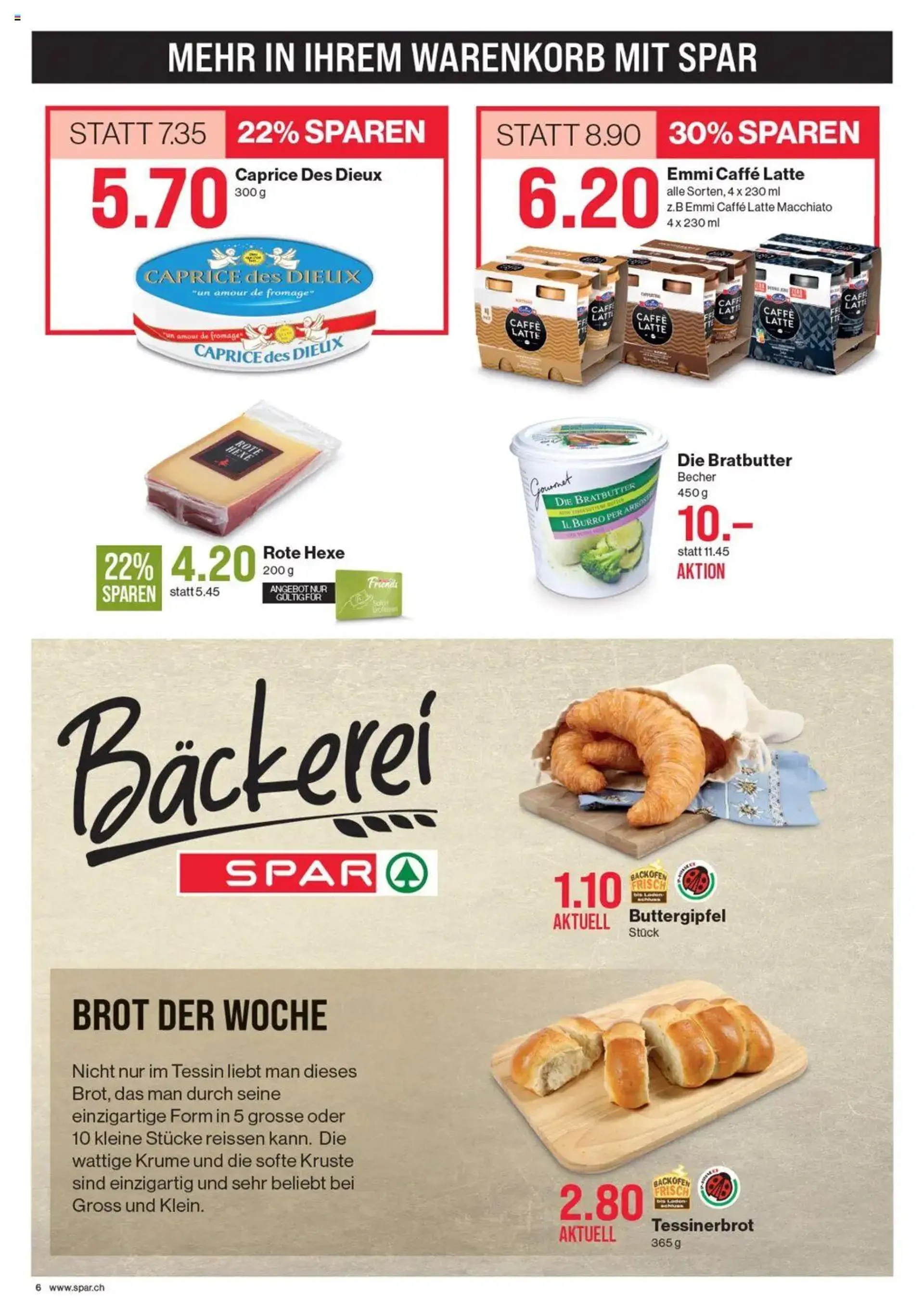 SPAR Aktionen von 25. Juli bis 31. Juli 2024 - Prospekt seite  6