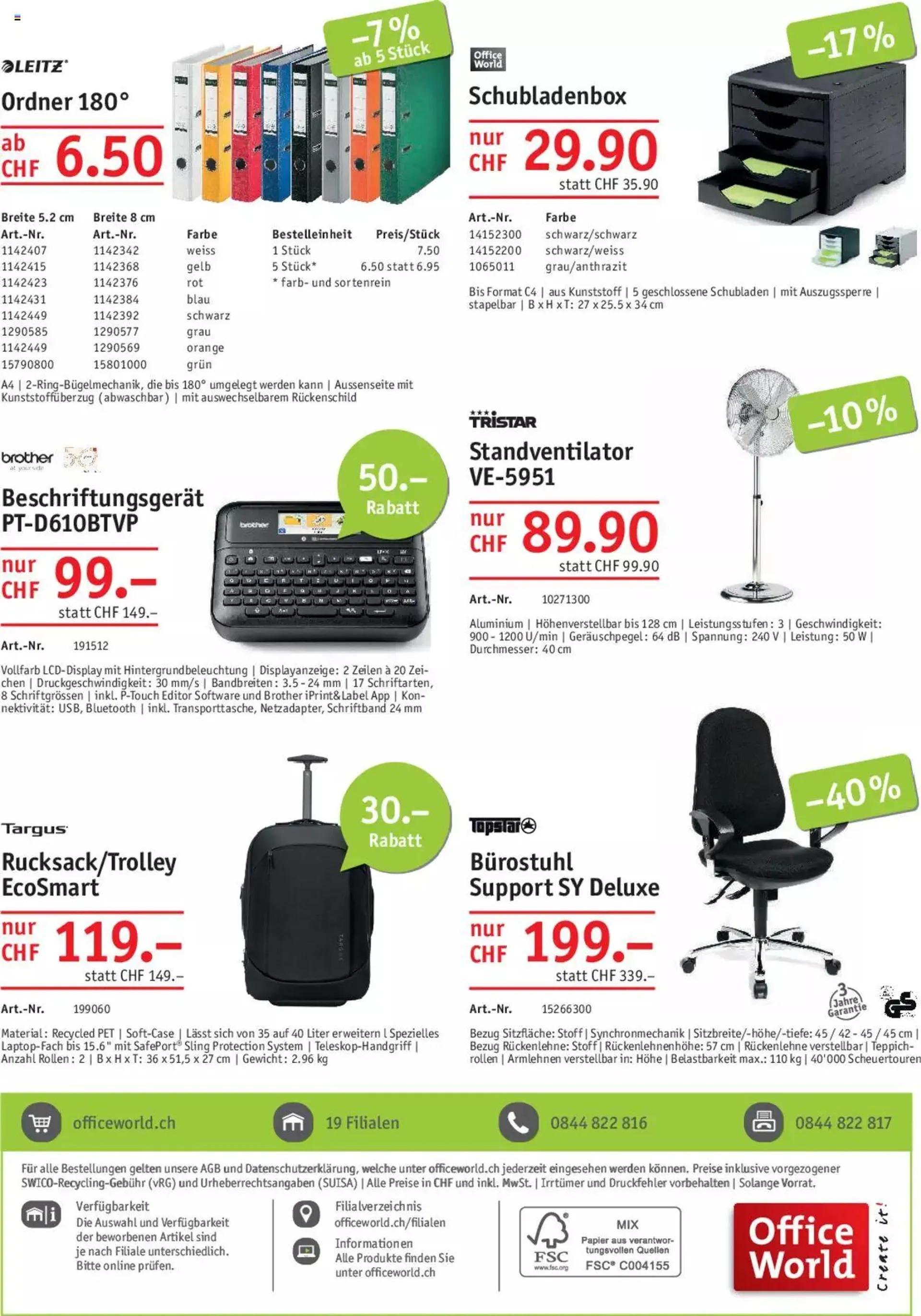Office World Aktionen von 29. Juni bis 23. August 2023 - Prospekt seite  16