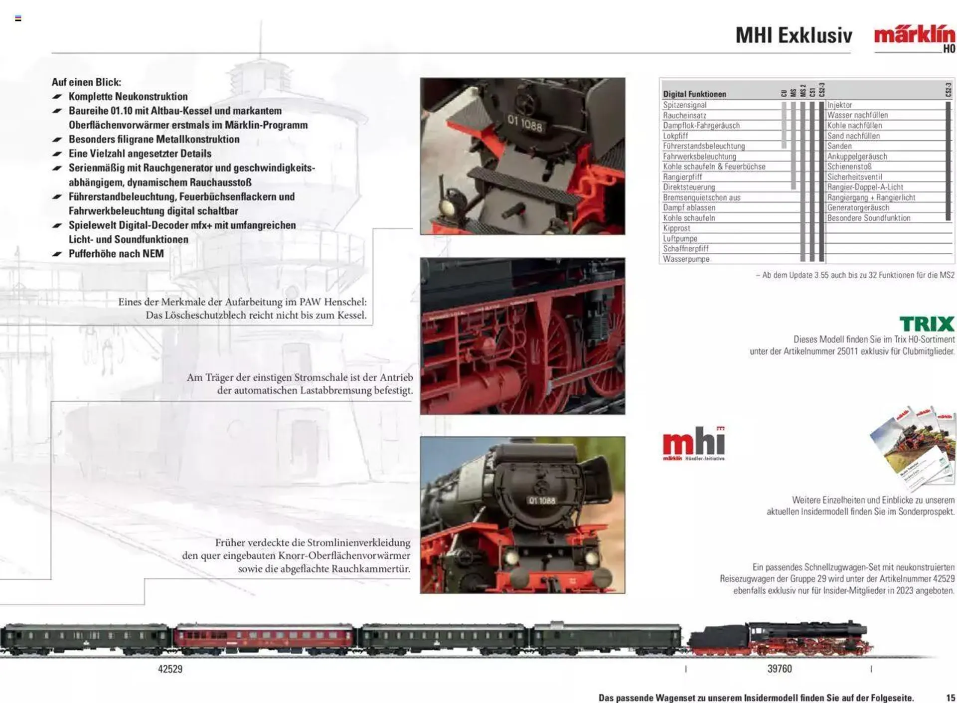 Conrad Märklin Neuheiten 2023 von 13. März bis 31. Dezember 2023 - Prospekt seite  17