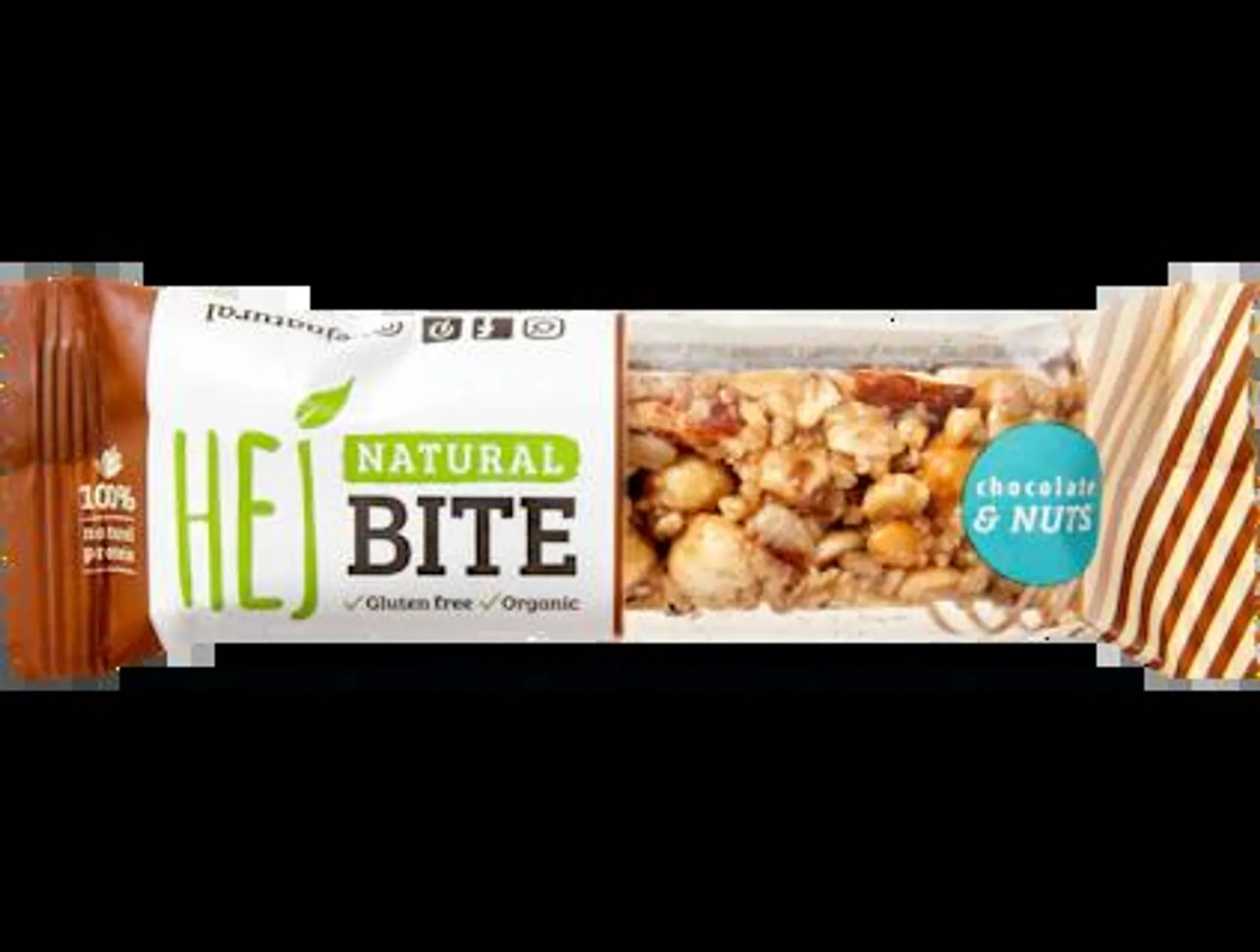 Hej Natural Bite Proteinriegel Schokolade und Nüsse