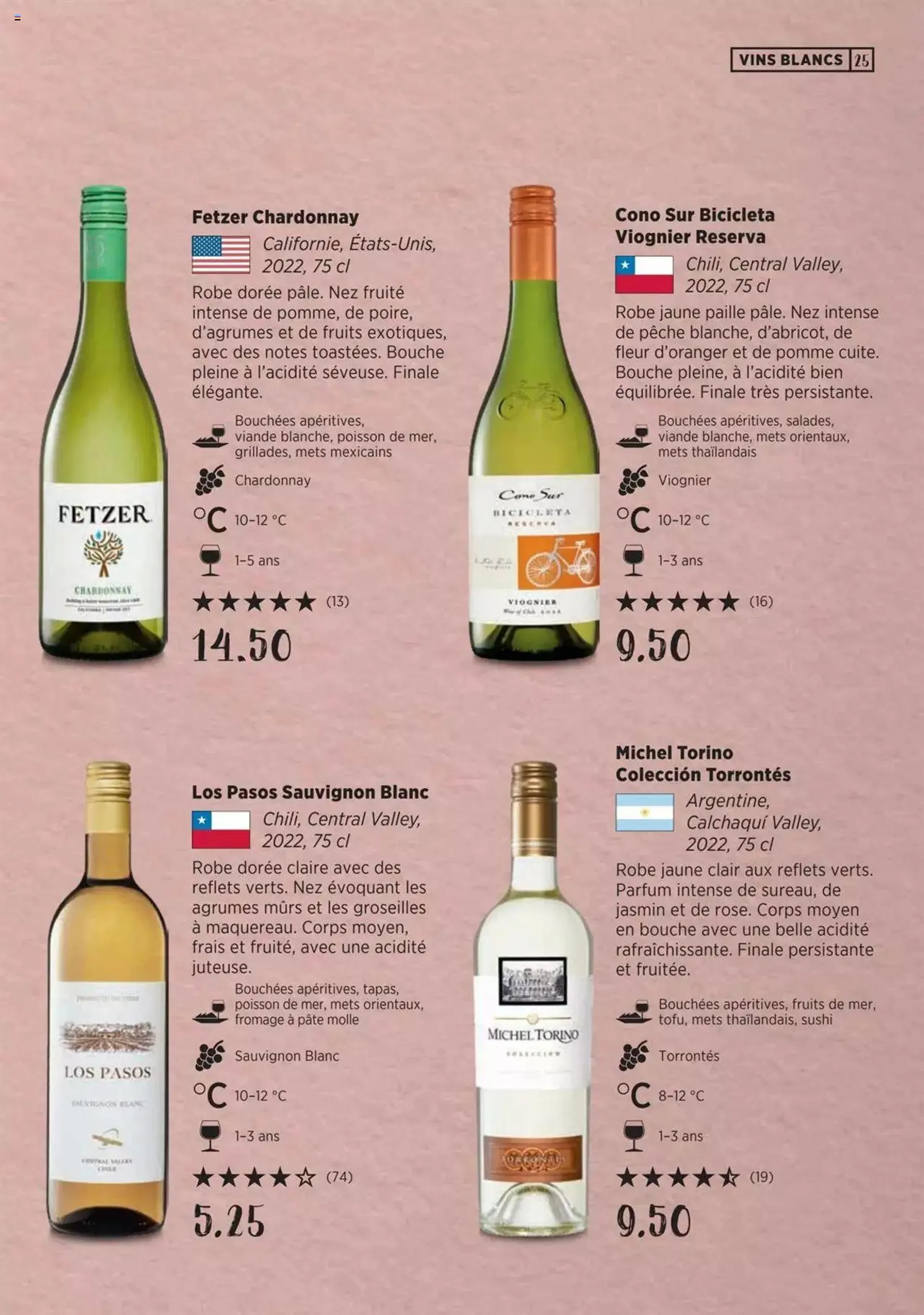 Denner Guide des vins 2023 /2024 FR von 11. September bis 31. Dezember 2024 - Prospekt seite  25