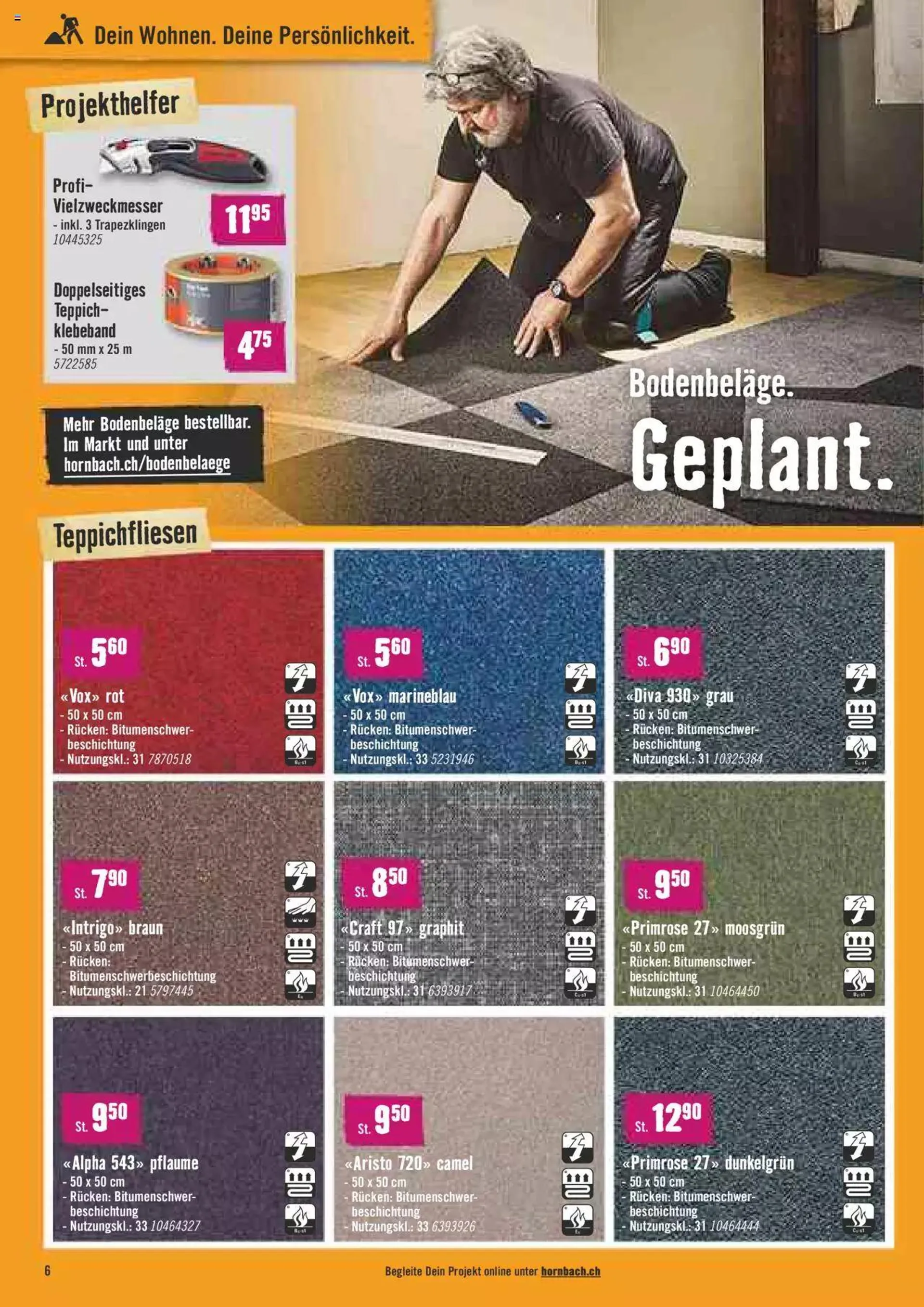Hornbach - Aktueller Prospekt von 5. Dezember bis 31. Dezember 2023 - Prospekt seite  6