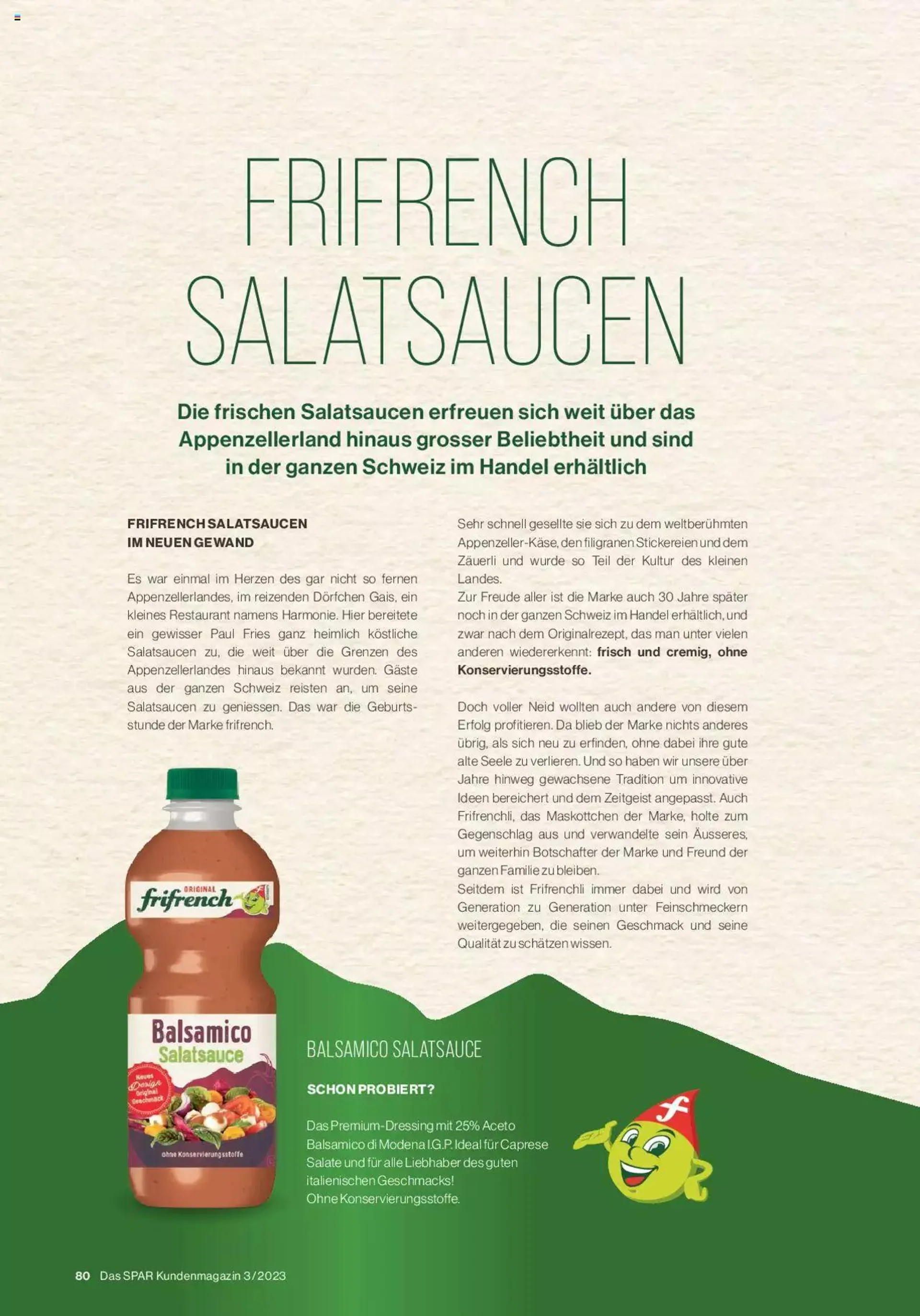 SPAR Kundenmagazin von 22. September bis 31. Dezember 2023 - Prospekt seite  80
