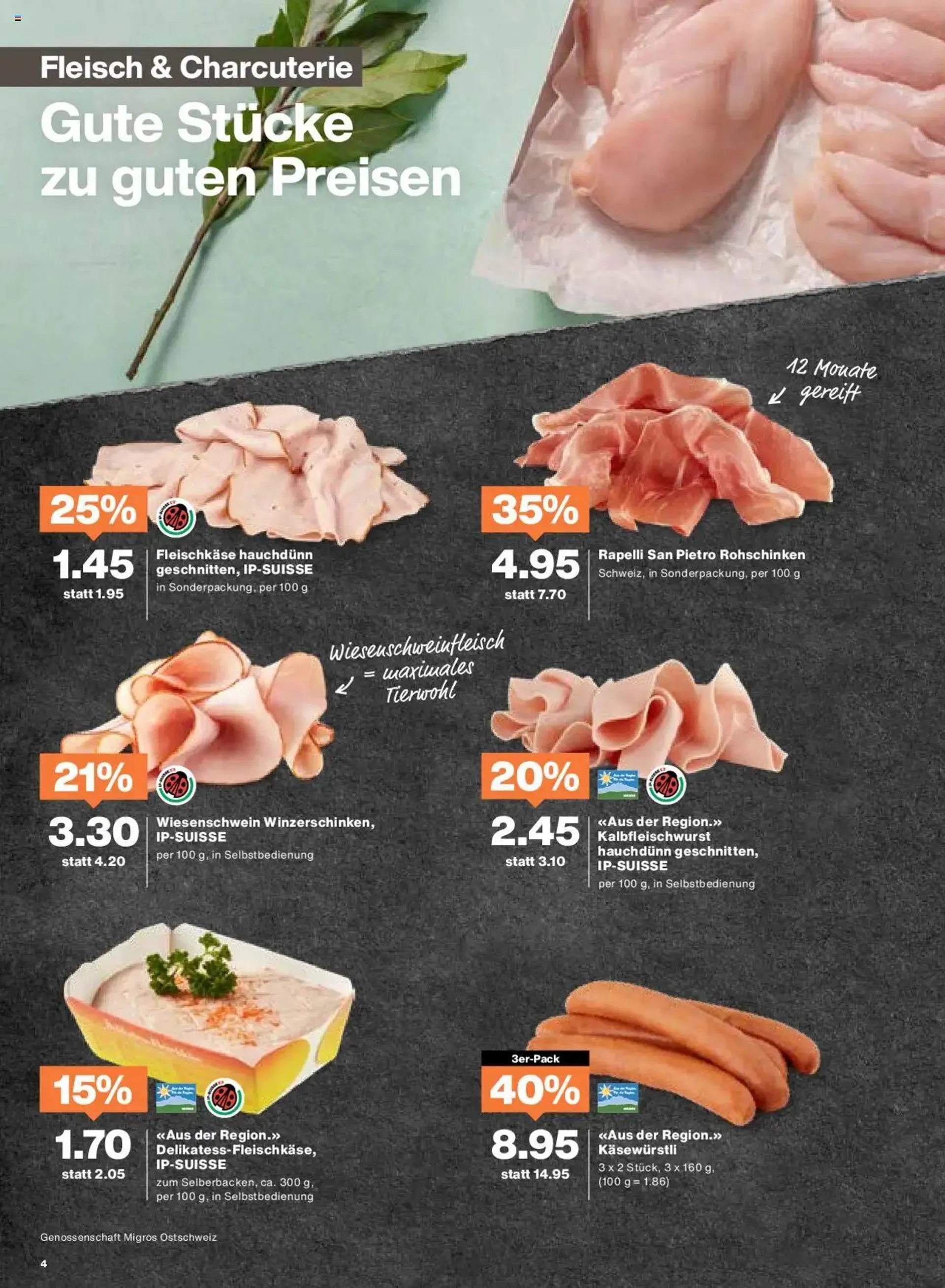 Migros Aktionen von 1. Oktober bis 7. Oktober 2024 - Prospekt seite  4