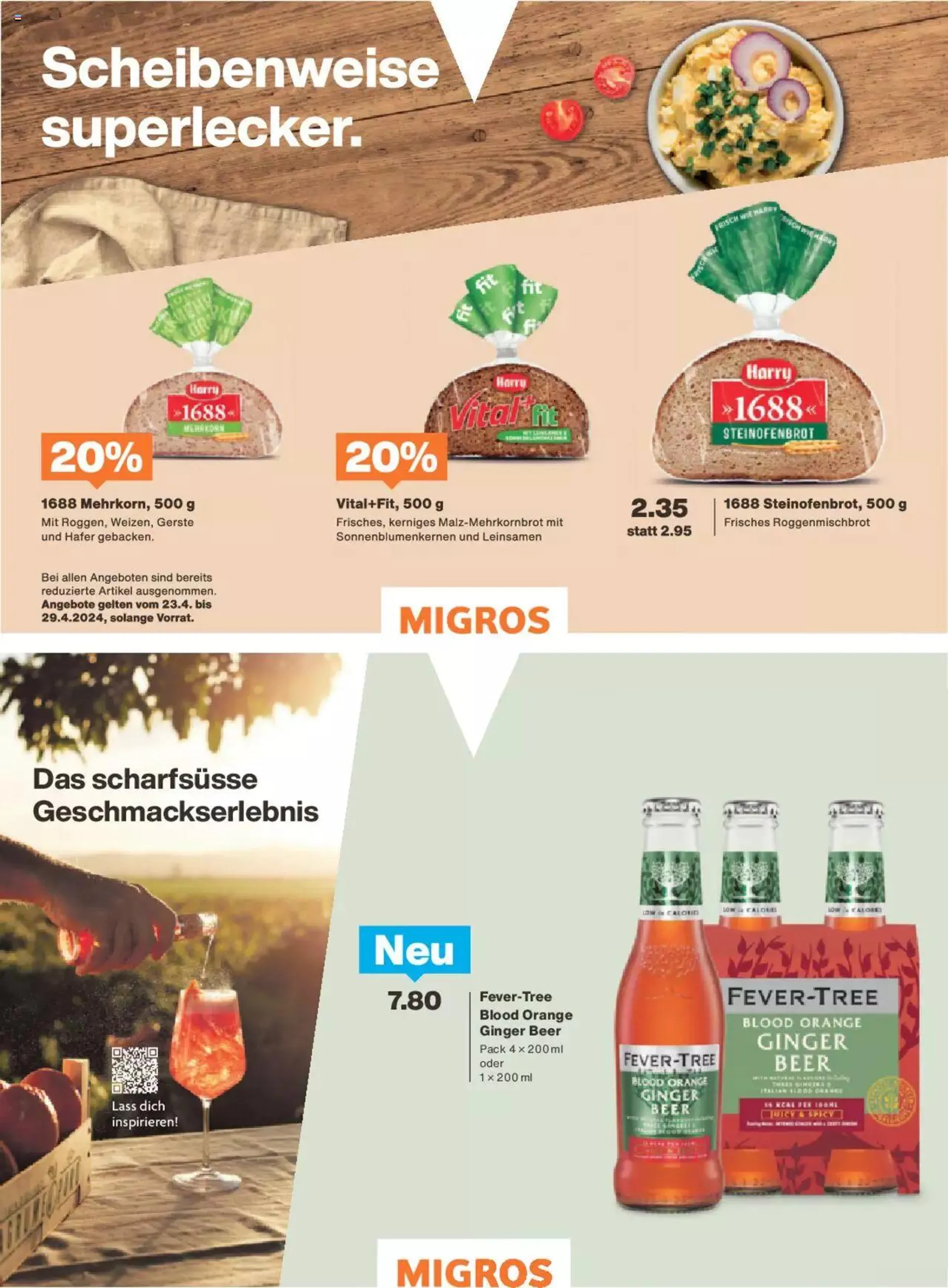 Migros - Magazin von 23. April bis 29. April 2024 - Prospekt seite  56