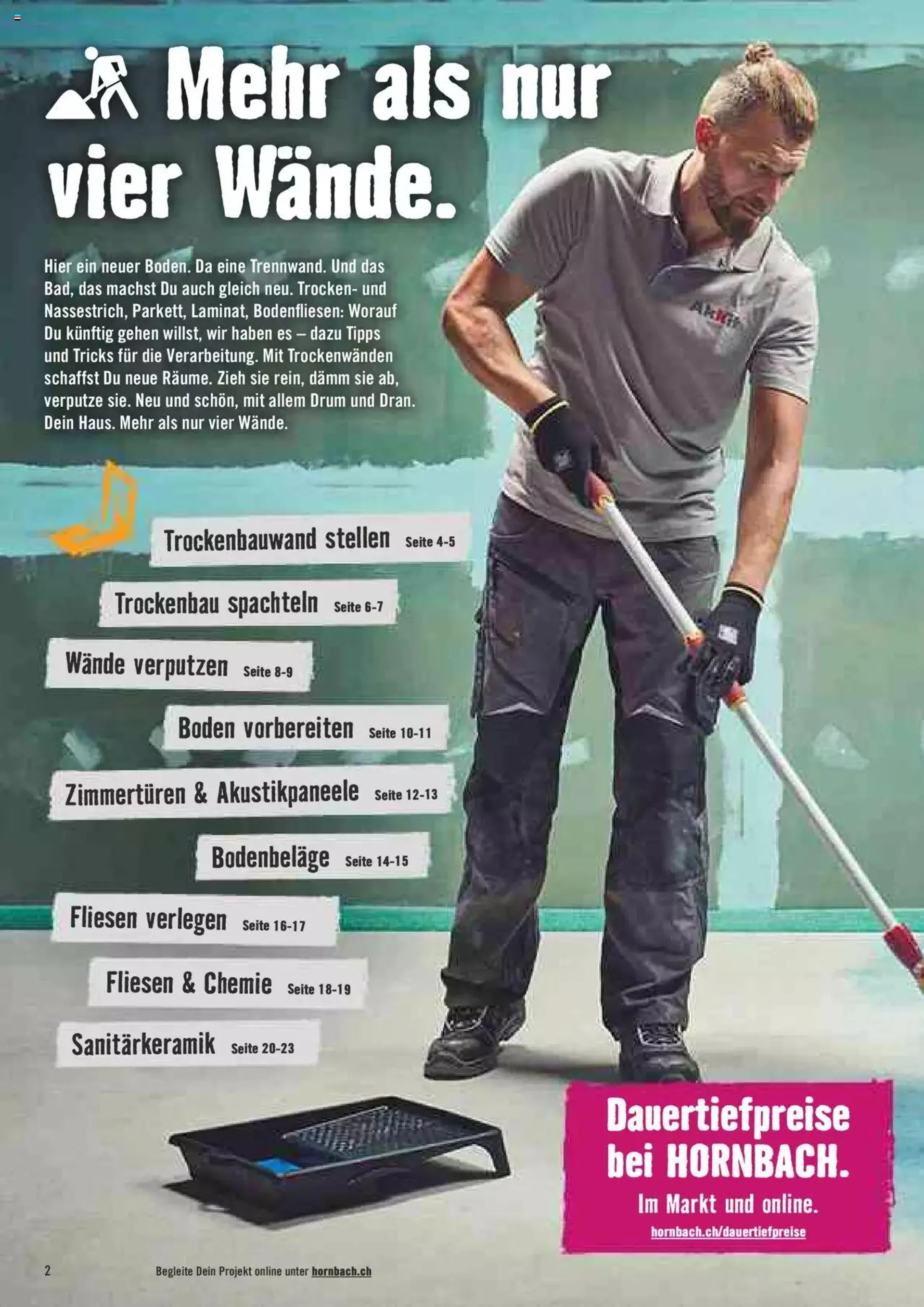 Hornbach Aktionen von 20. September bis 16. Oktober 2023 - Prospekt seite  2