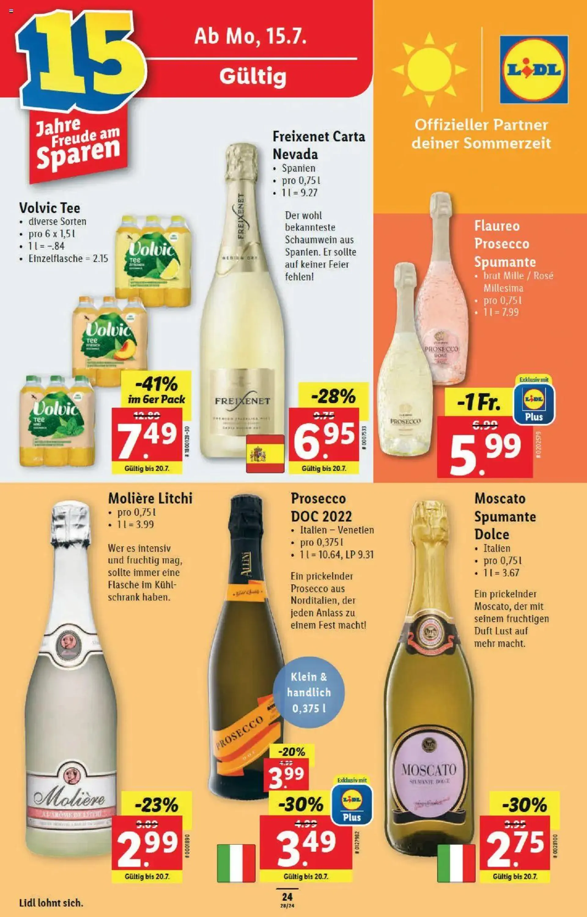 Lidl Aktionen von 11. Juli bis 17. Juli 2024 - Prospekt seite  24