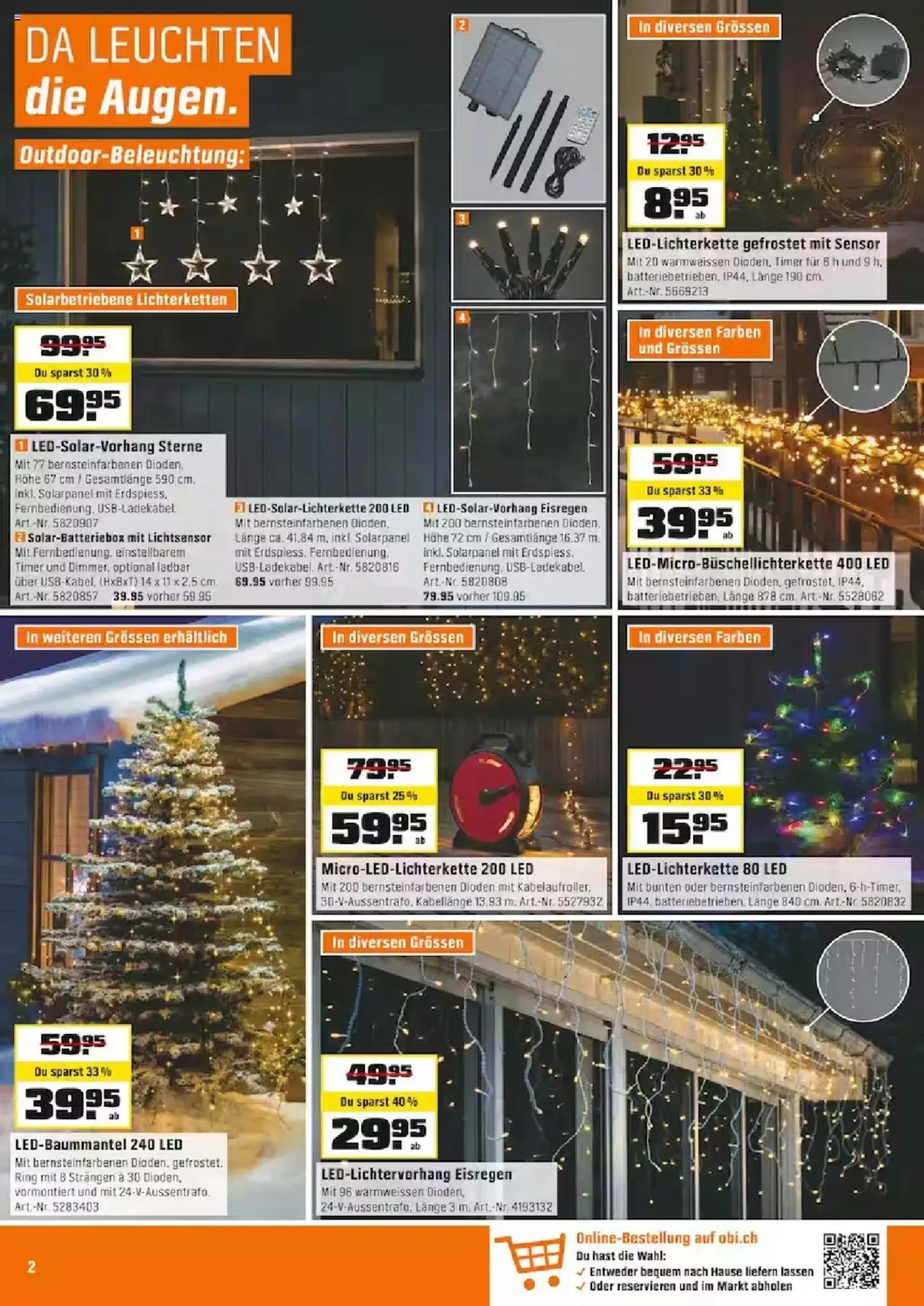 OBI Black Weeks von 13. November bis 25. November 2023 - Prospekt seite  2