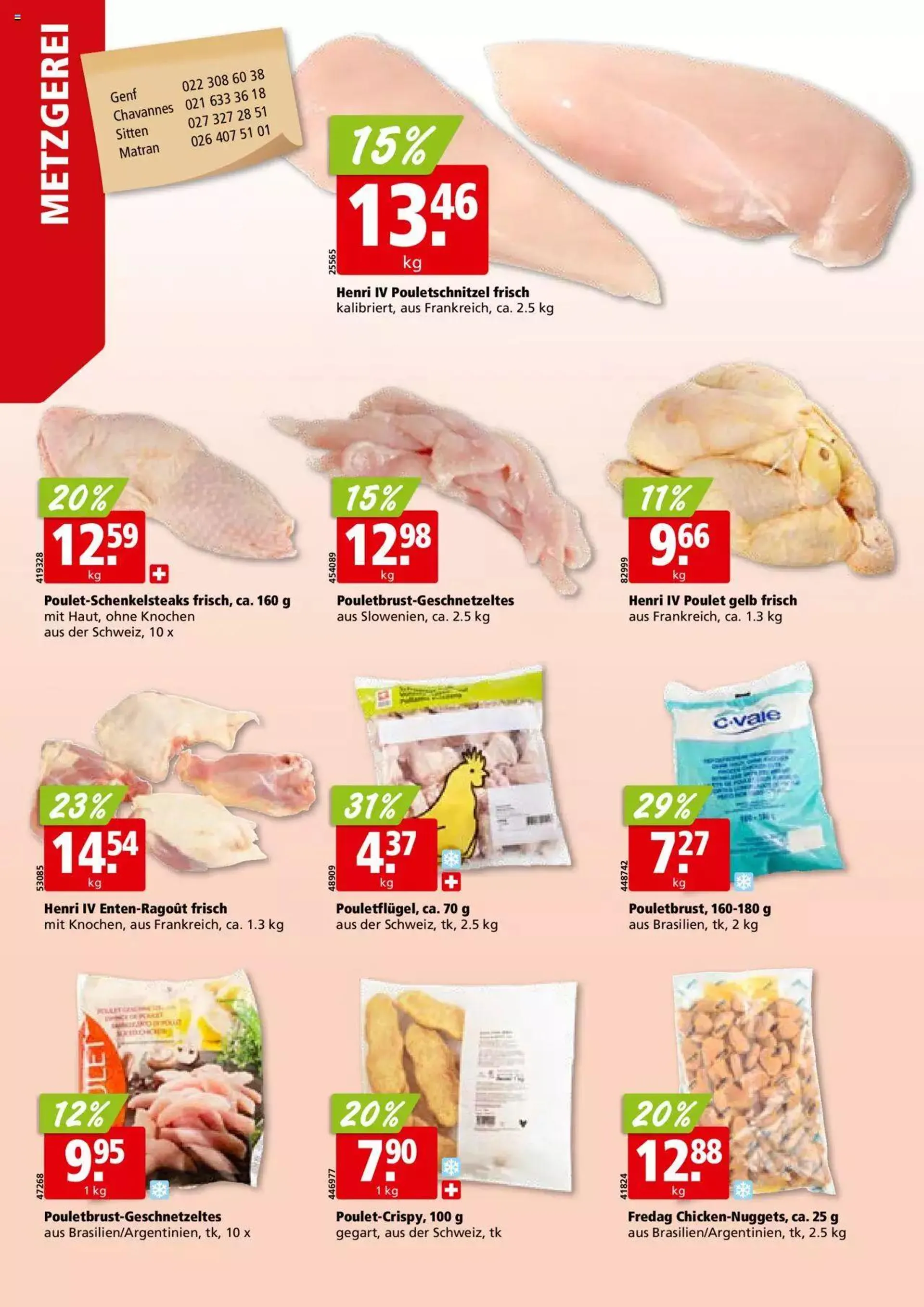 Aligro Aktionen - Chavannes, Matran, Genf, Sitten von 4. Dezember bis 9. Dezember 2023 - Prospekt seite  6