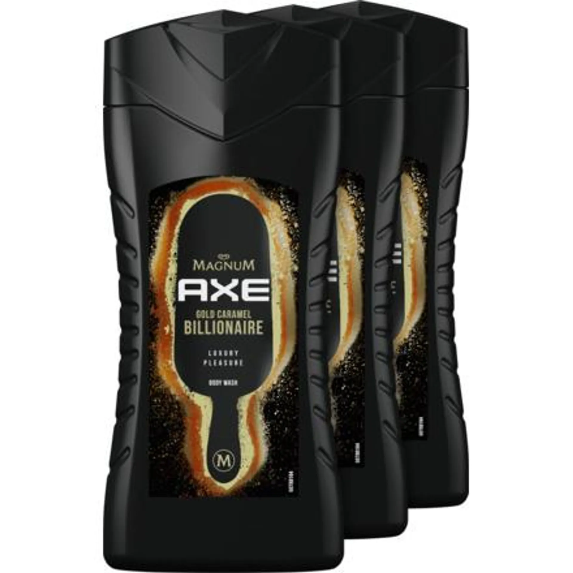 Axe Dusch Magnum Gold Caramel Billionaire 3 x 250 ml