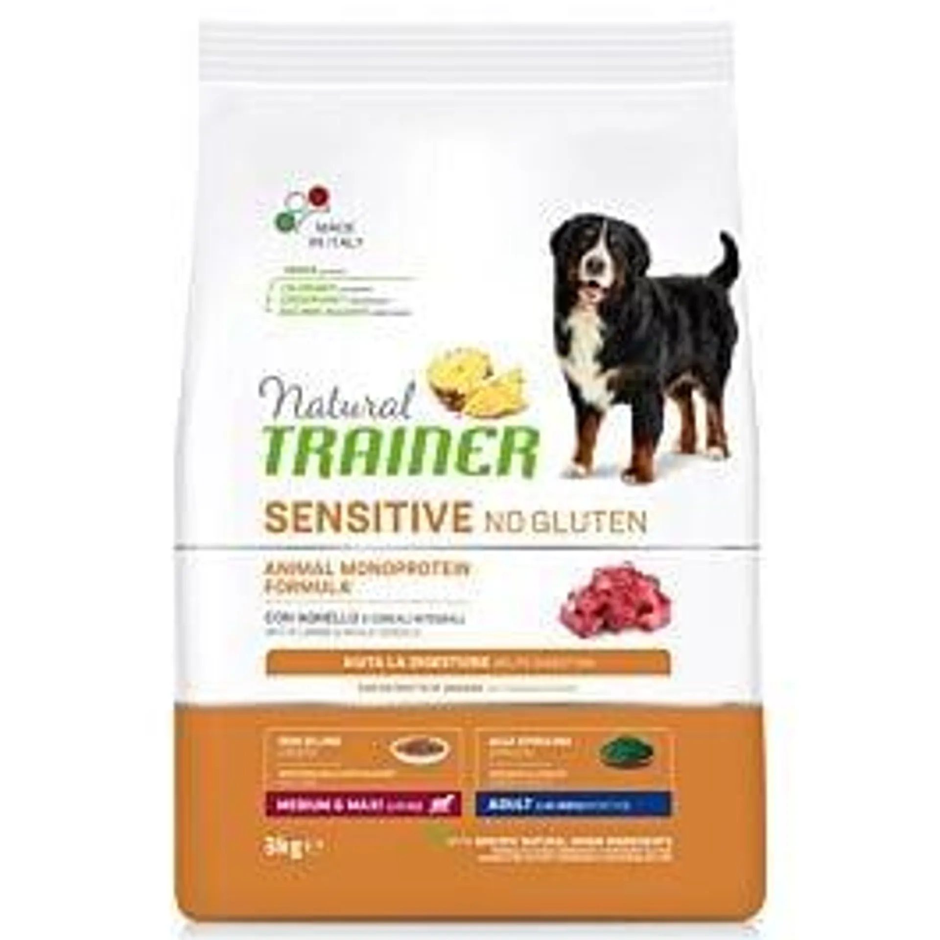 Trainer Hundefutter Sensitive No Gluten Medium & Maxi Adult Lamm