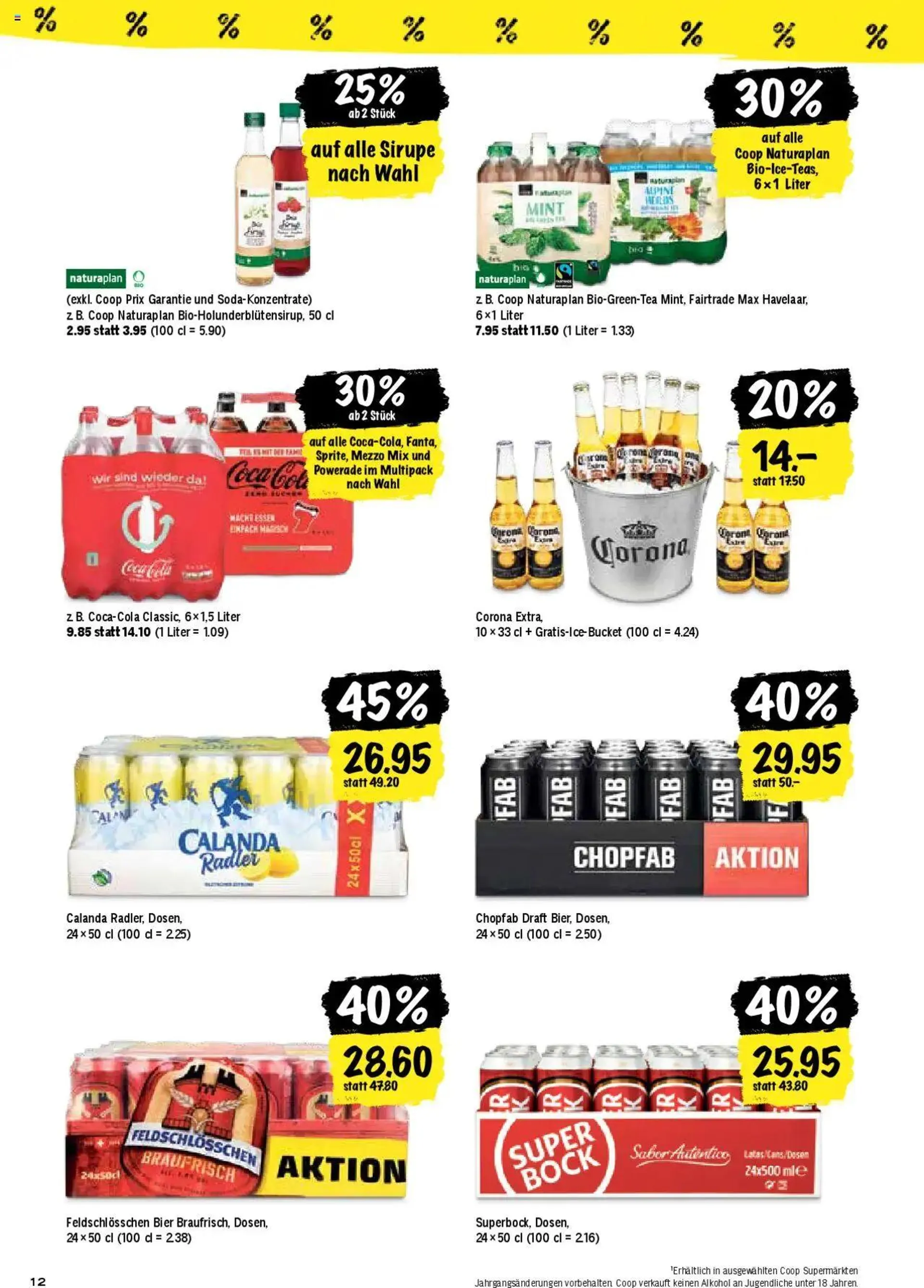 Coop Aktionen von 6. August bis 11. August 2024 - Prospekt seite  12