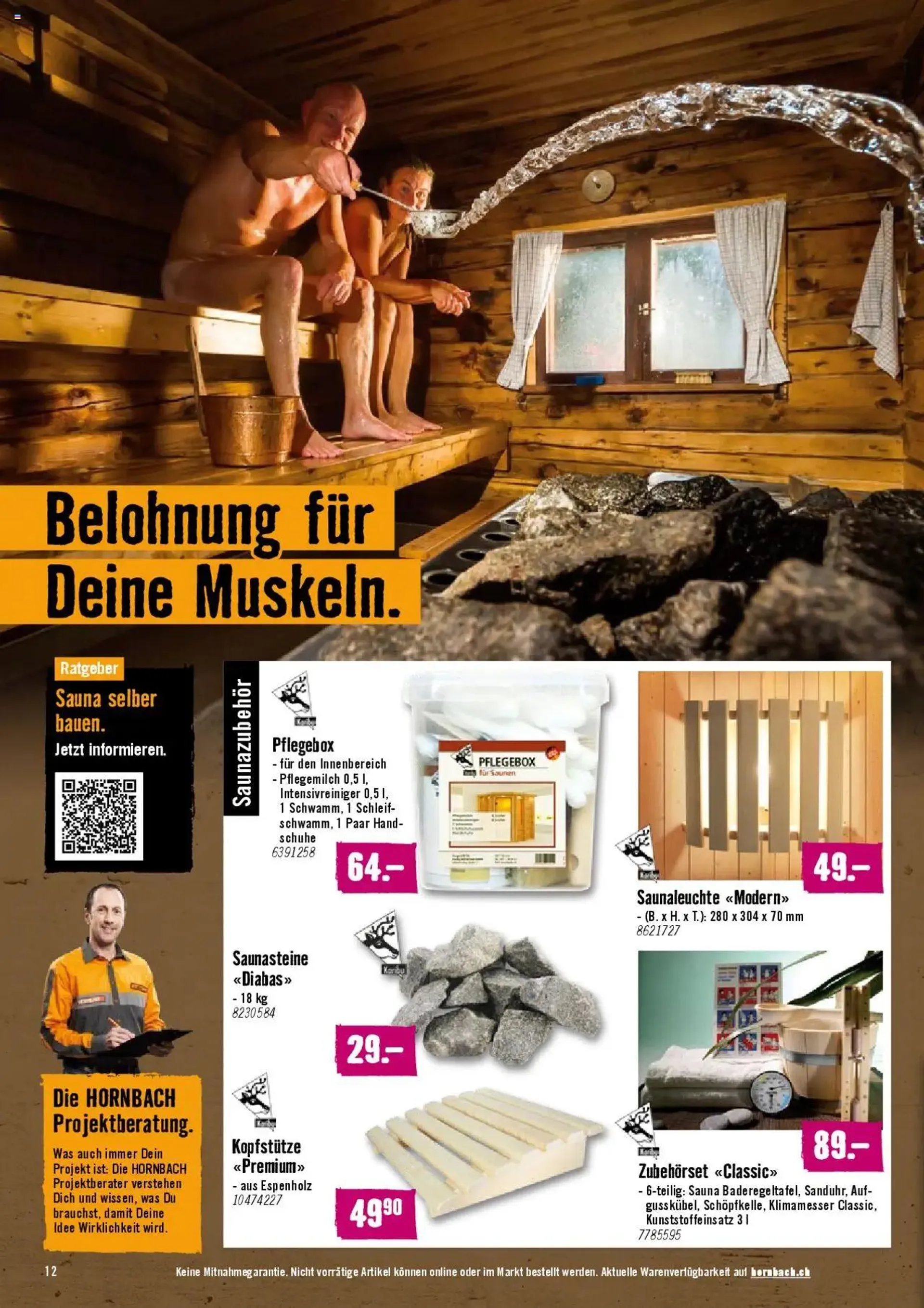 Hornbach Aktionen von 24. September bis 21. Oktober 2024 - Prospekt seite  12