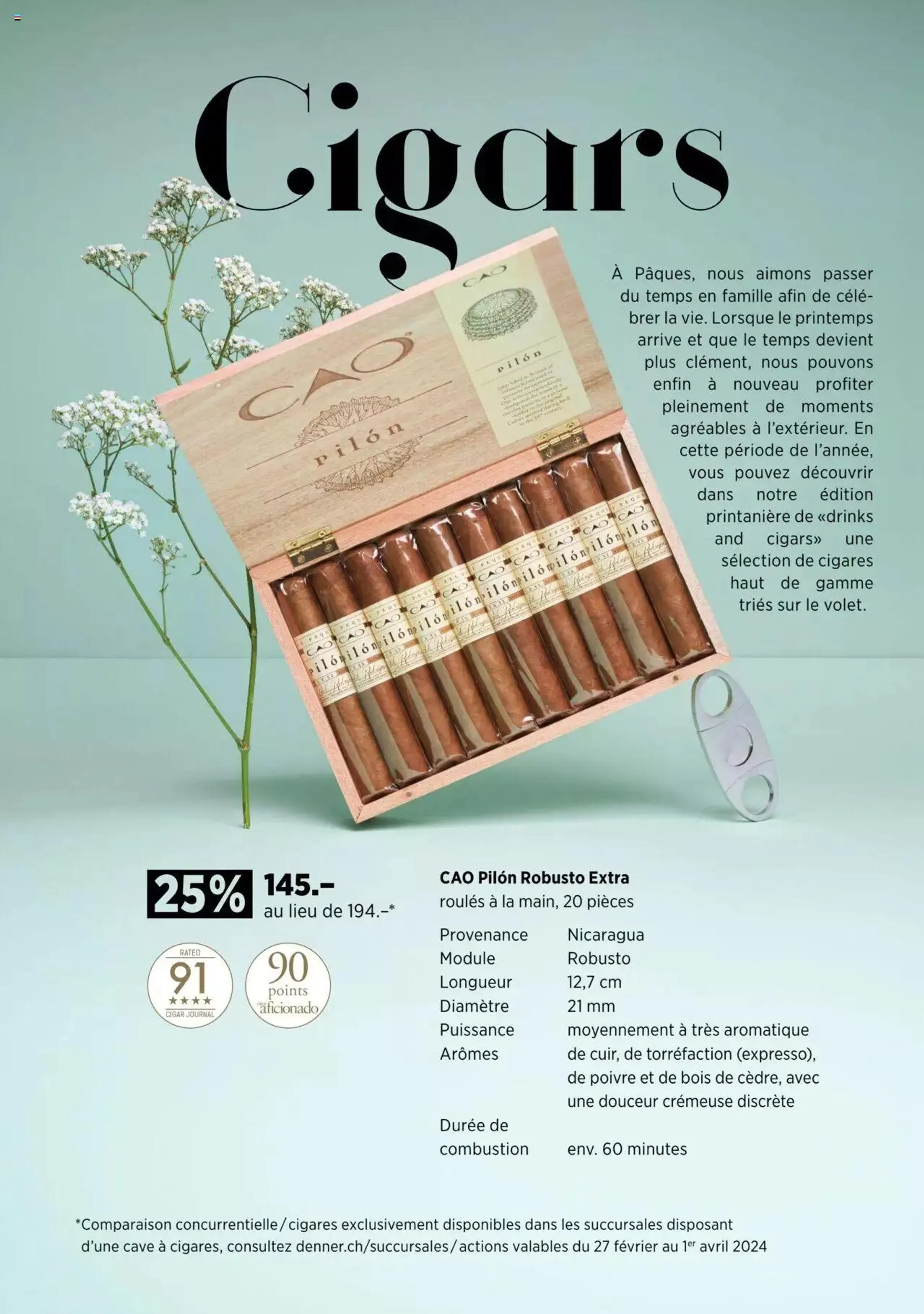 Denner Aktionen Drinks and Cigars FR von 27. Februar bis 31. Dezember 2024 - Prospekt seite  8