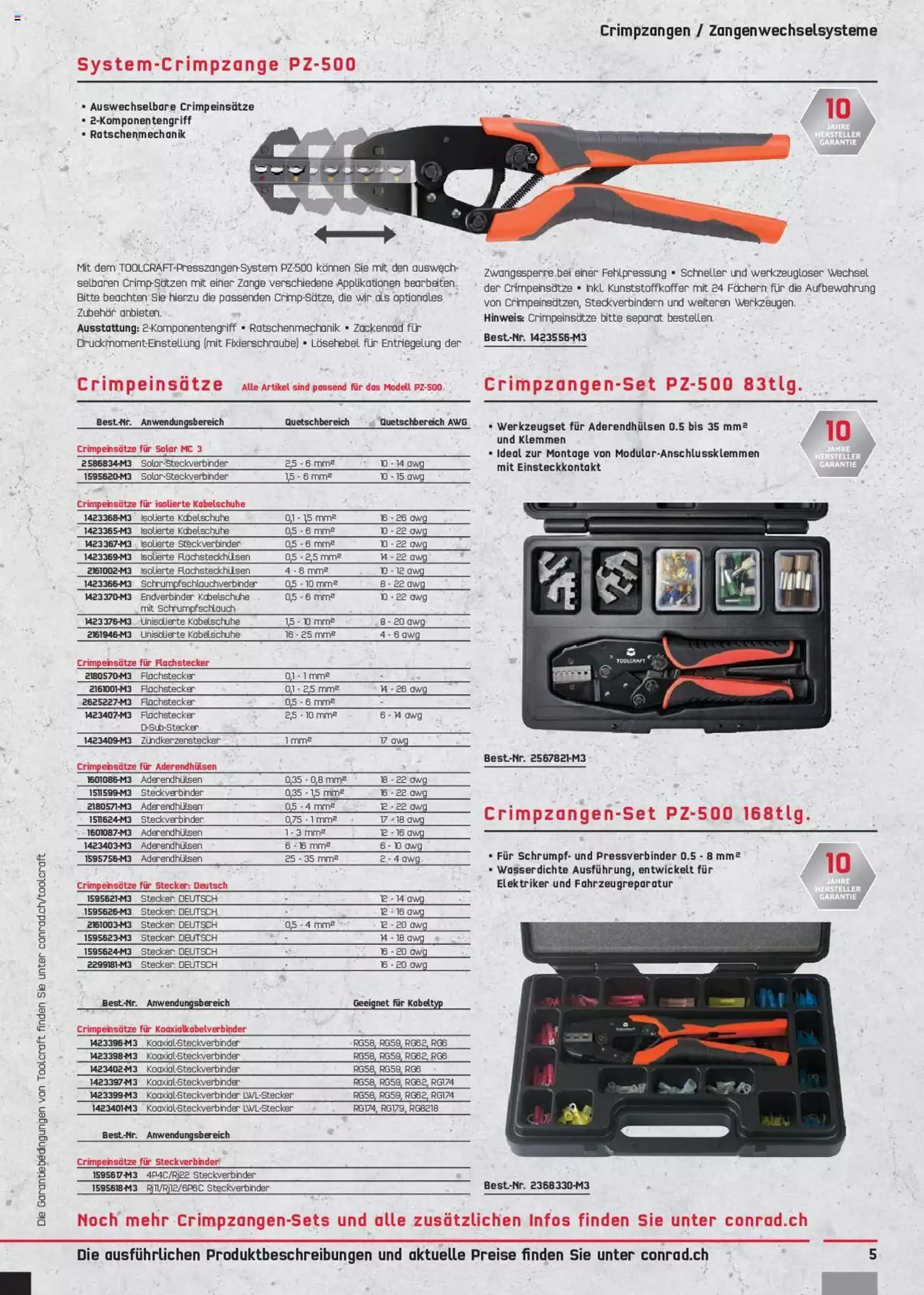 Conrad - Toolcraft News von 27. Januar bis 31. Dezember 2024 - Prospekt seite  5