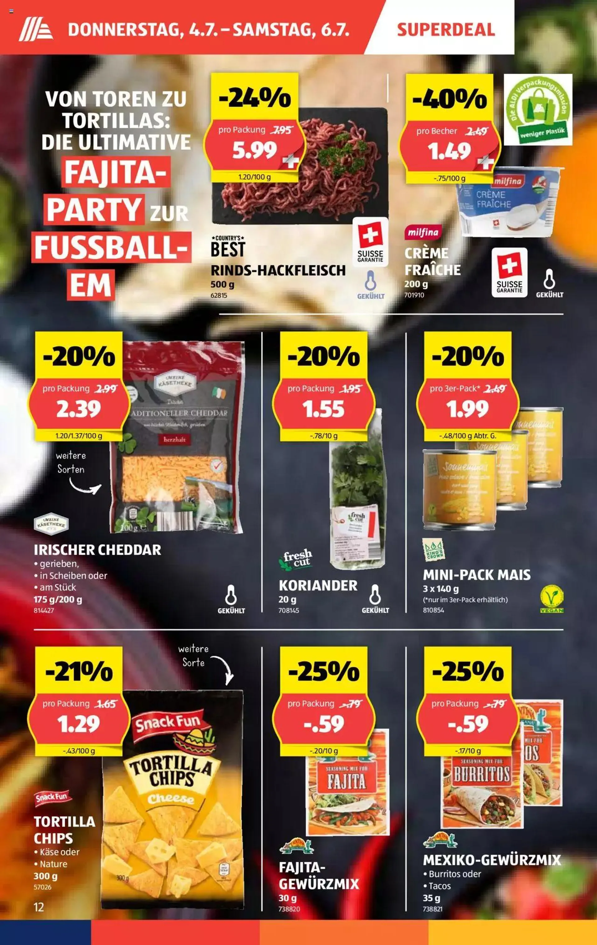 Aldi Aktionen von 4. Juli bis 10. Juli 2024 - Prospekt seite  12