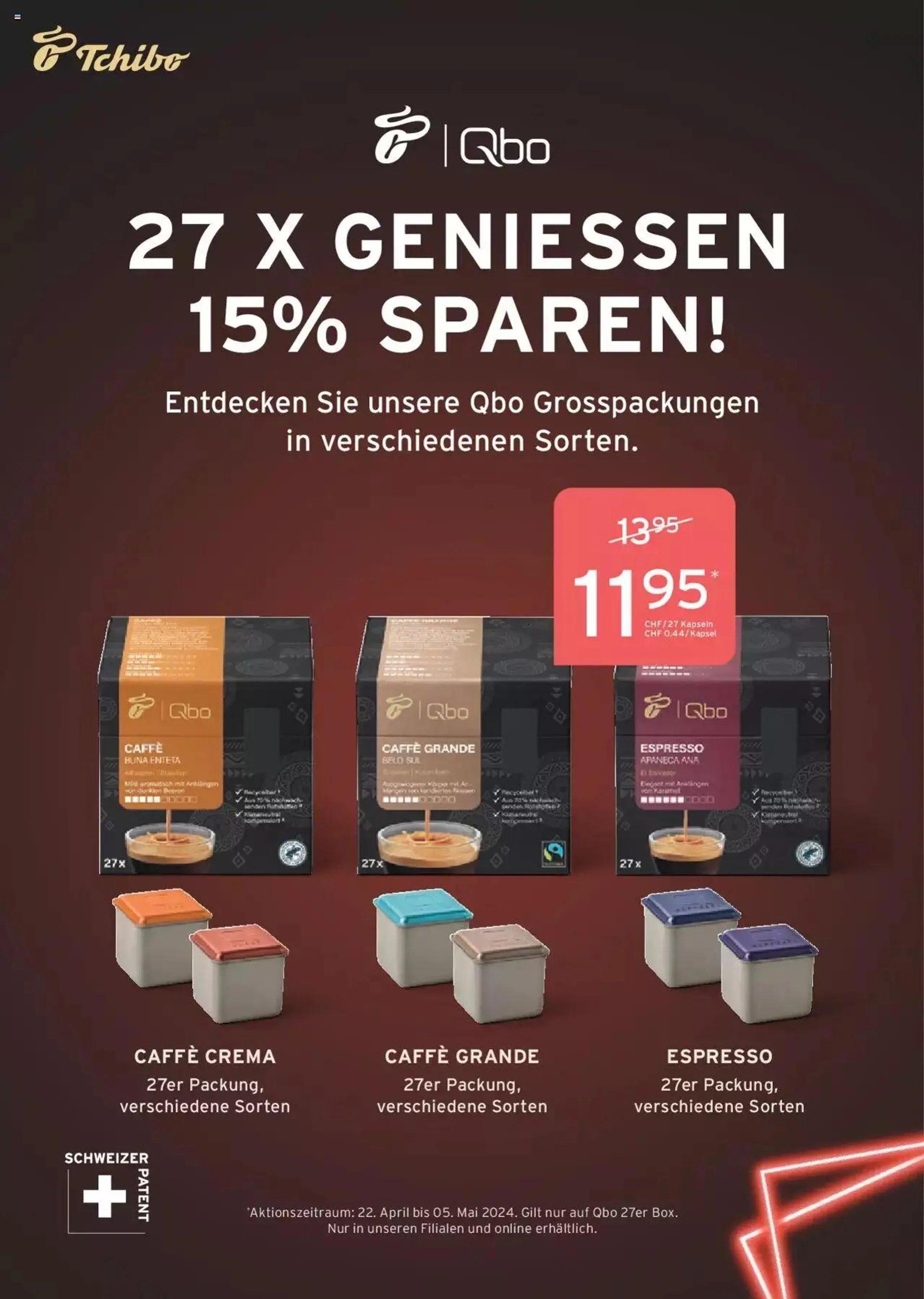 Tchibo Magazin Filialen von 30. April bis 31. Dezember 2024 - Prospekt seite  19
