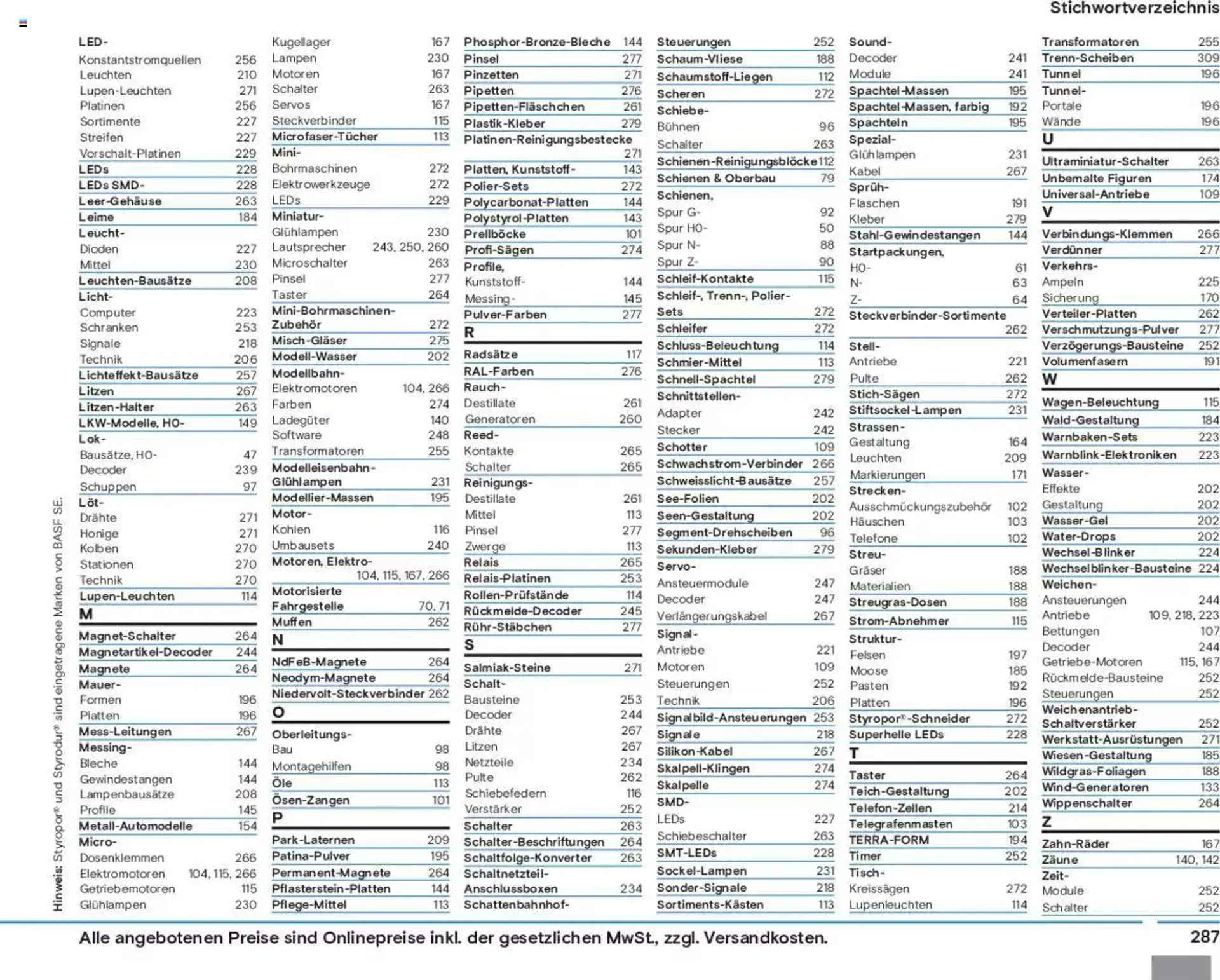 Conrad Modellbahn Katalog 2023/24 von 5. September bis 31. Dezember 2023 - Prospekt seite  289