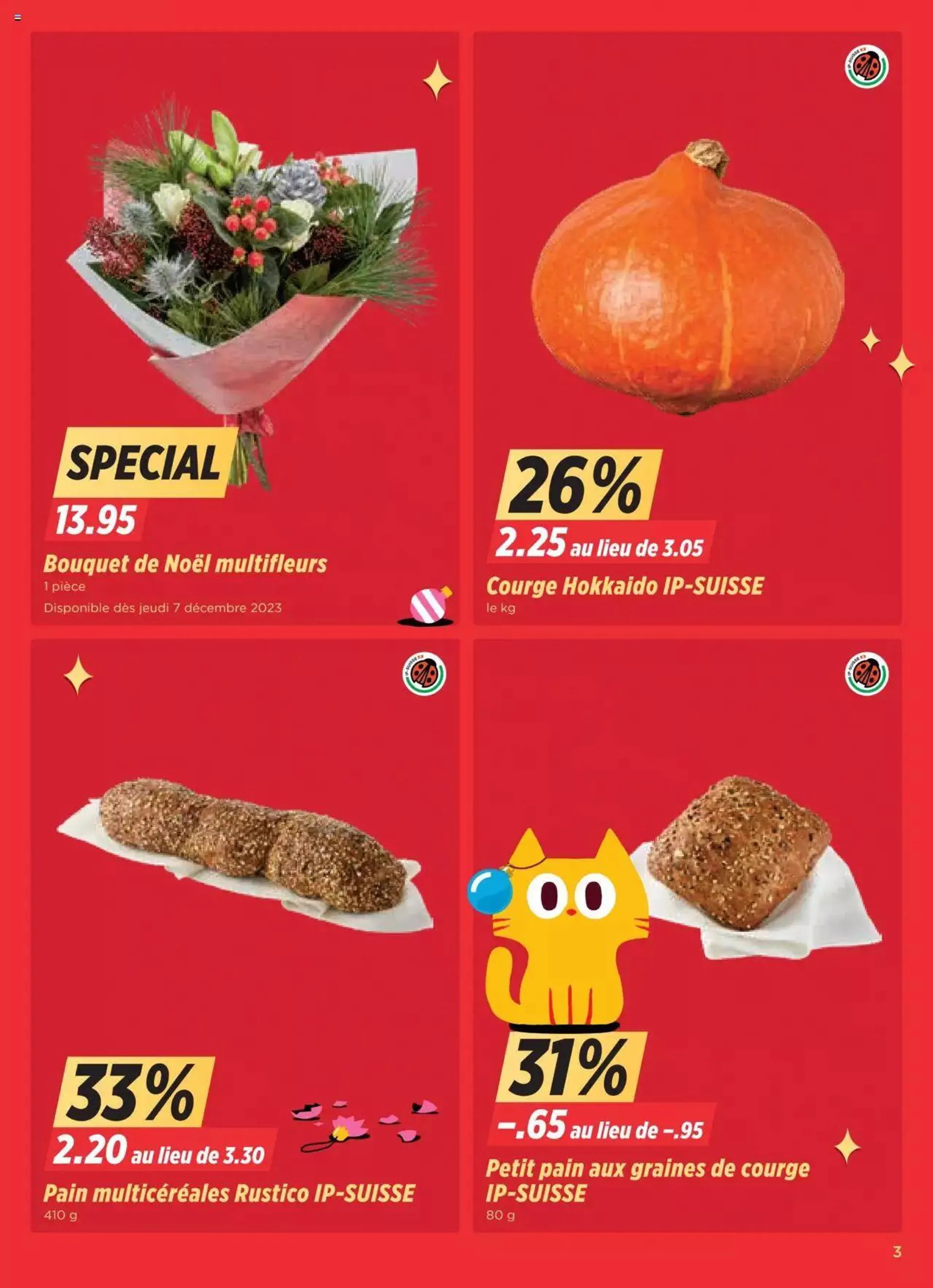 Denner Aktionen FR von 5. Dezember bis 11. Dezember 2023 - Prospekt seite  3
