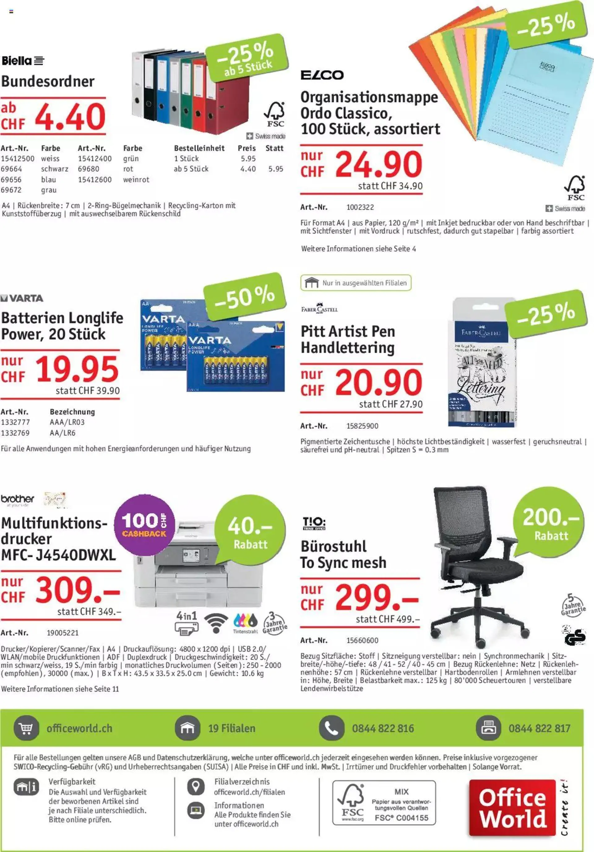 Office World Aktionen von 28. September bis 25. Oktober 2023 - Prospekt seite  16