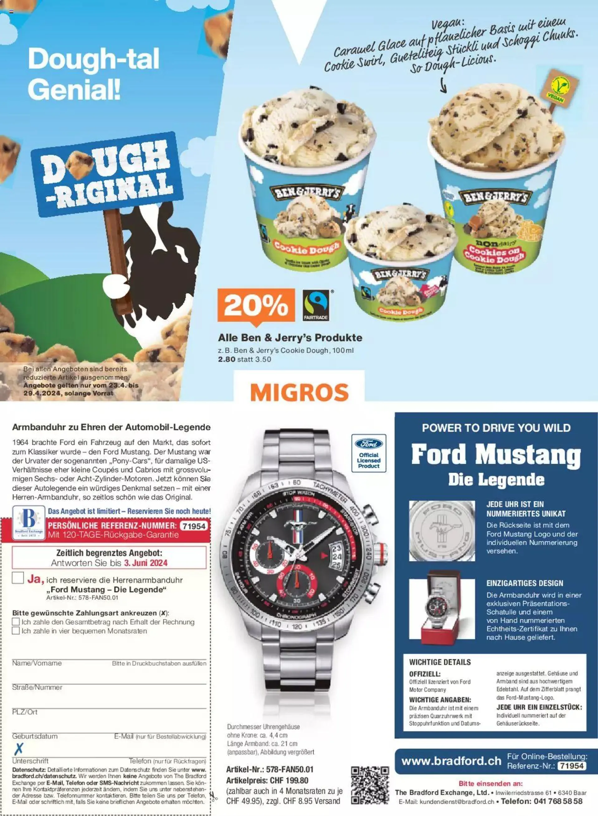 Migros - Magazin von 23. April bis 29. April 2024 - Prospekt seite  44
