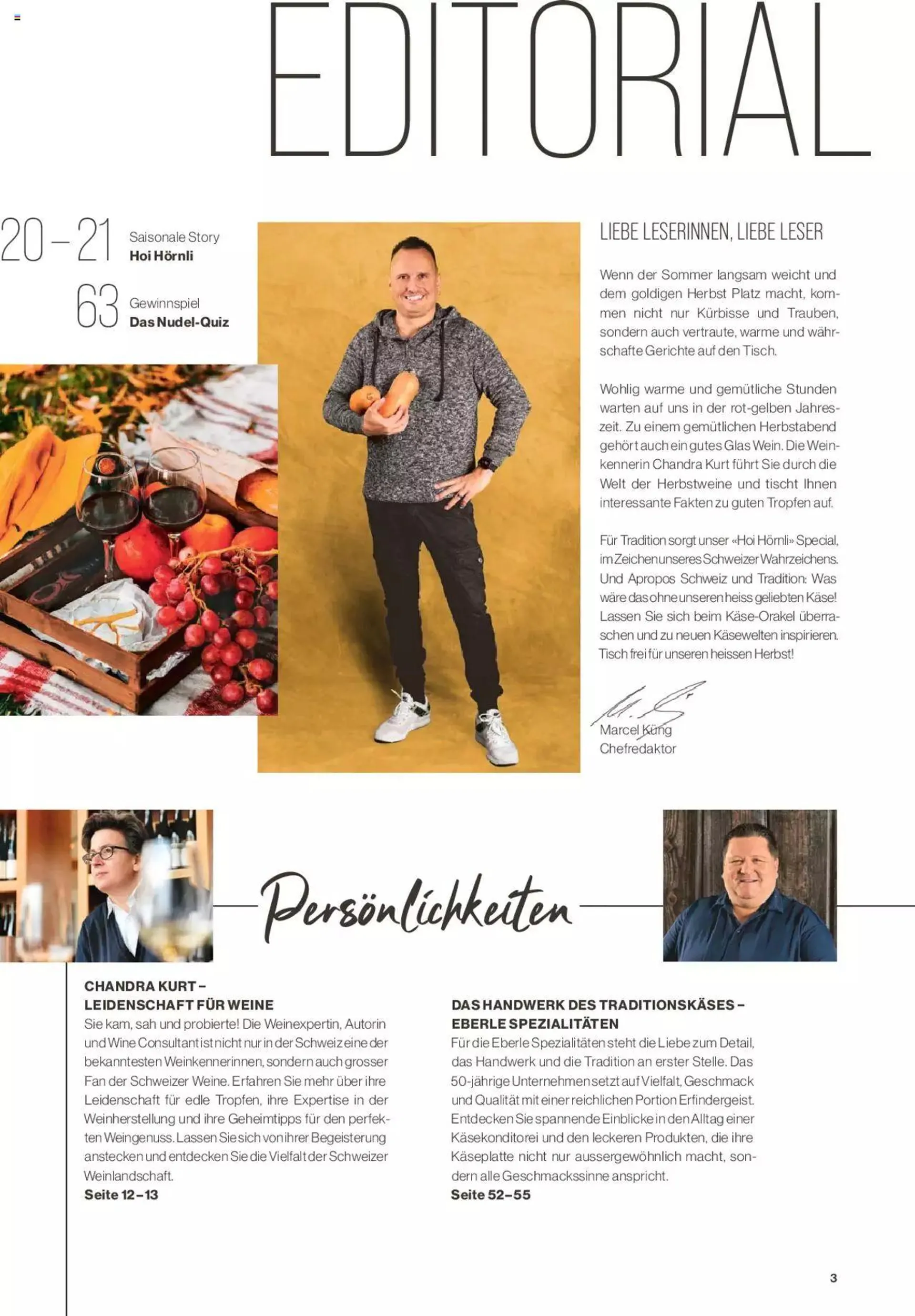 SPAR Kundenmagazin von 22. September bis 31. Dezember 2023 - Prospekt seite  3